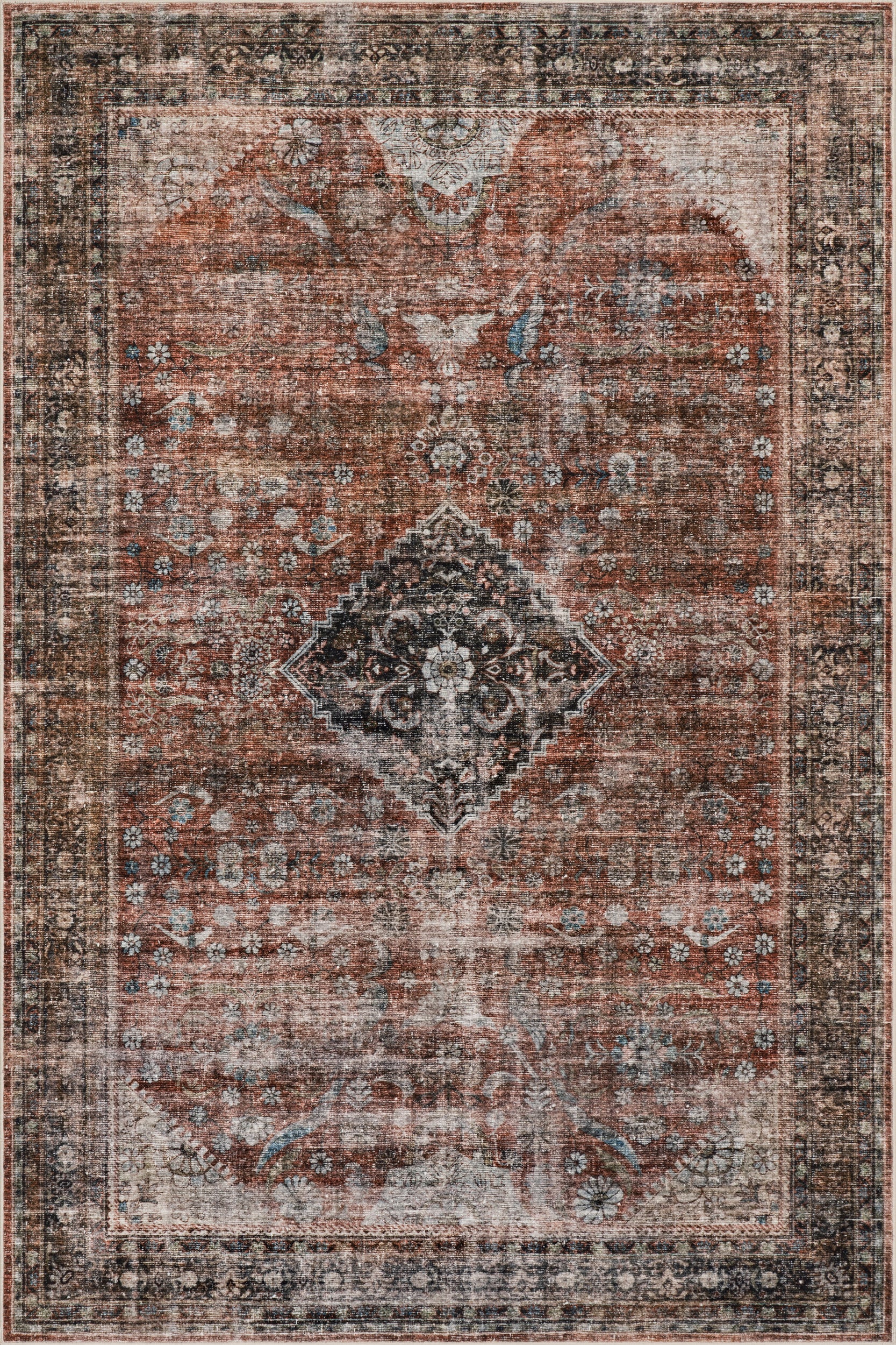 Nuloom Orielle Medallion Traditional Washable Area Rug - Image 8