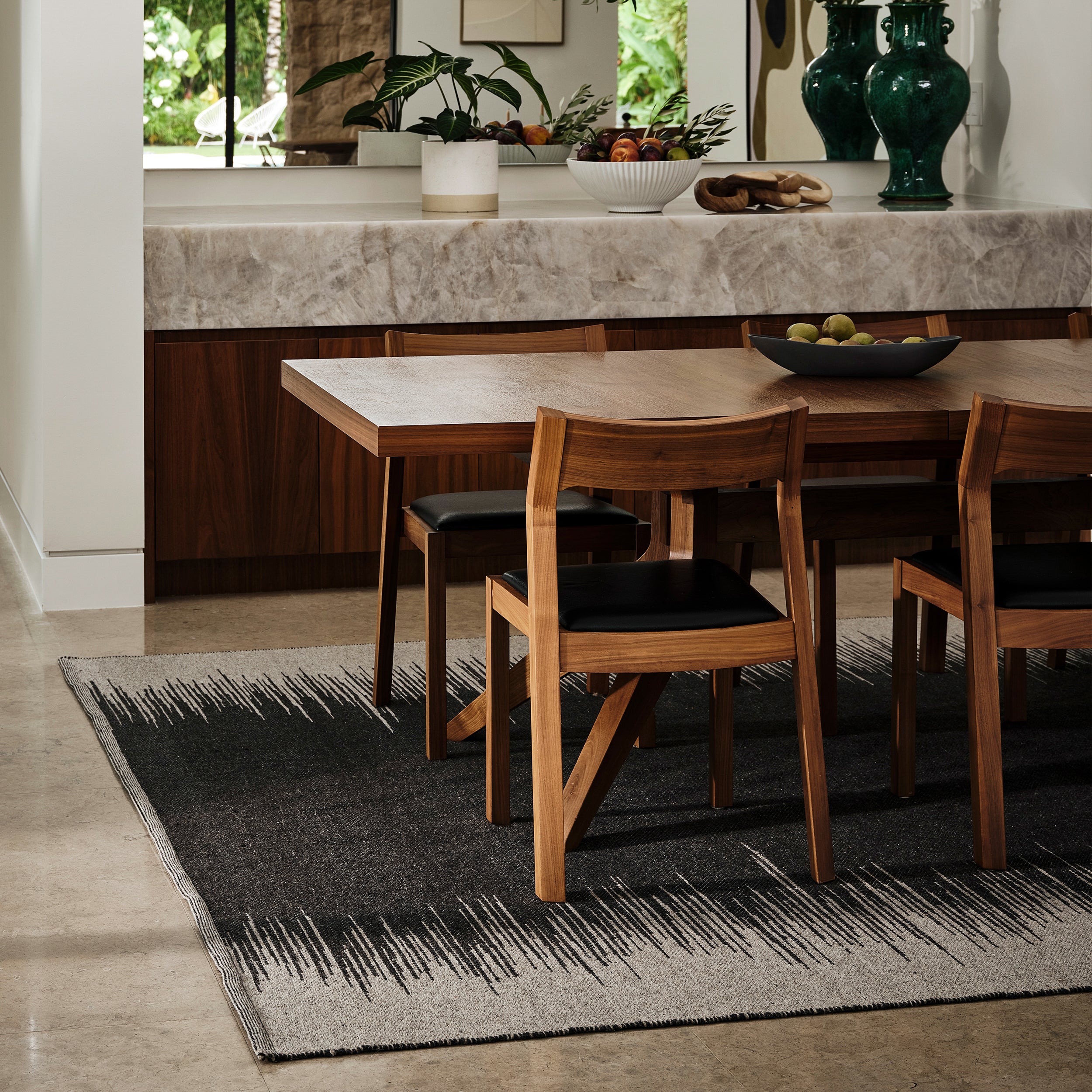 Wolf Reversible Wool Area Rug - Image 9