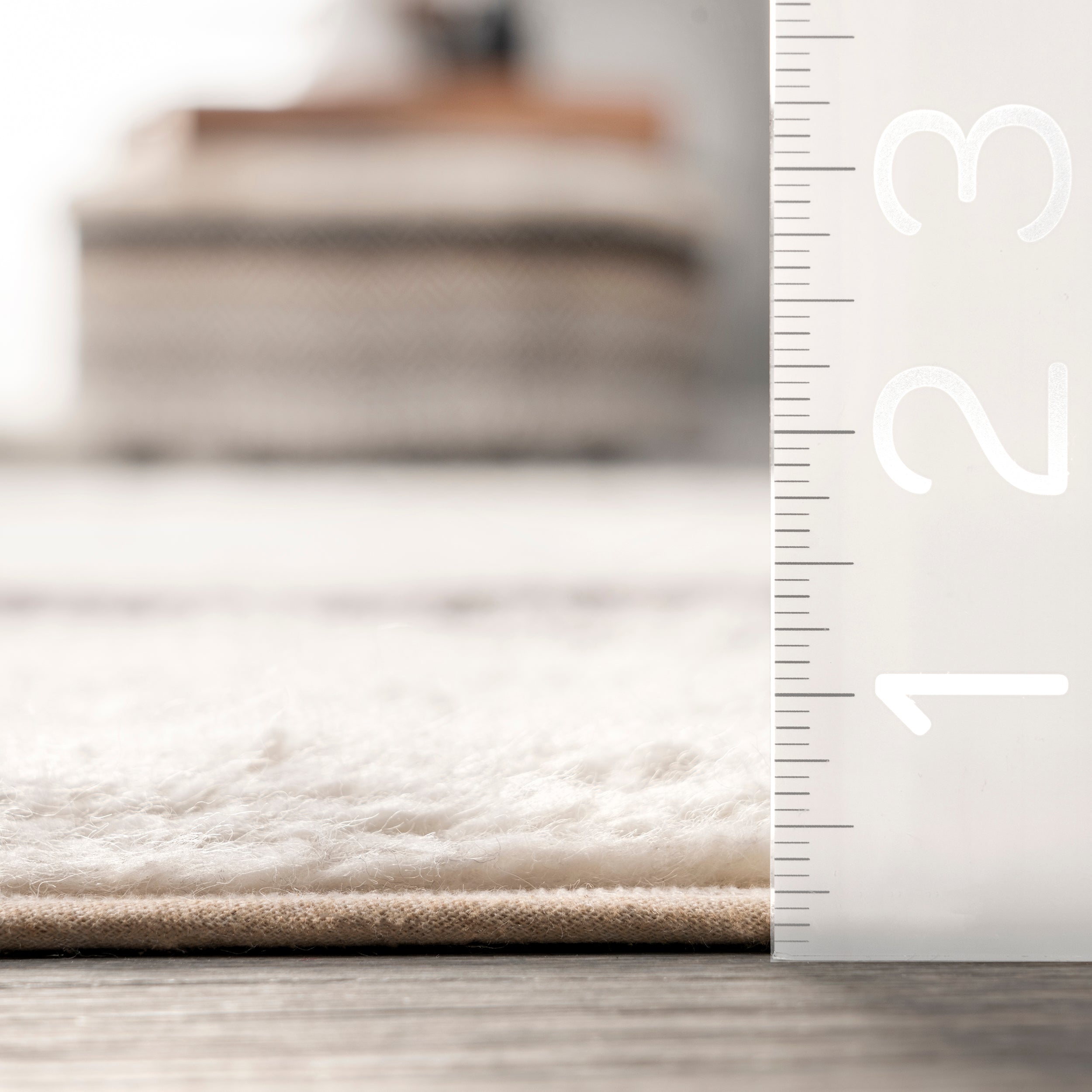 Striped Wool Machine Washable Area Rug - Image 3