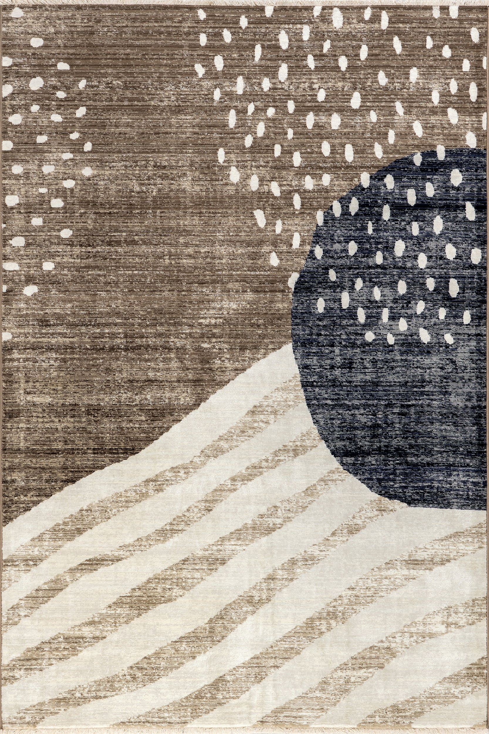 Manaslu Sunrise Fringed Area Rug - Image 8