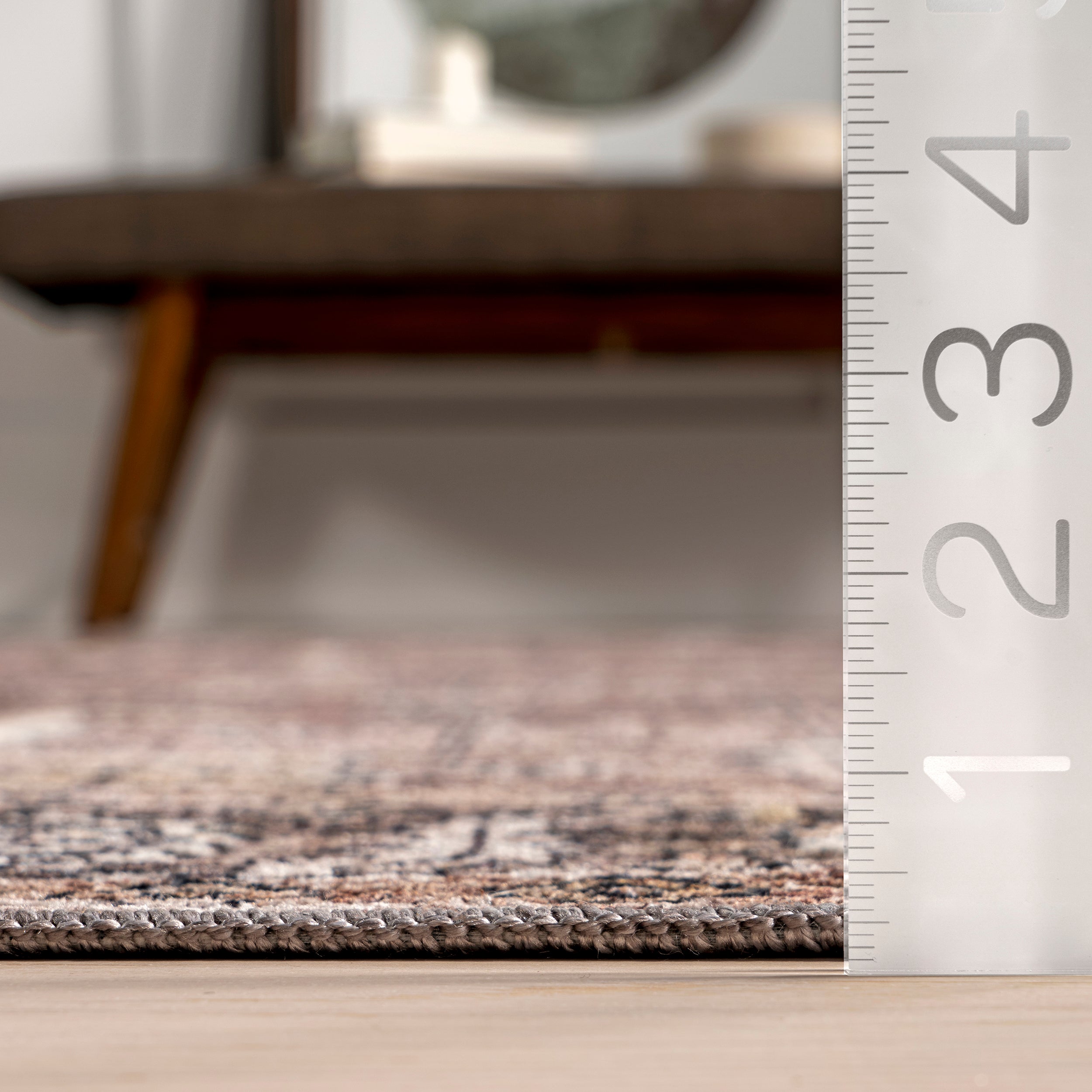 Redwood Vintage Machine Washable Area Rug - Image 3
