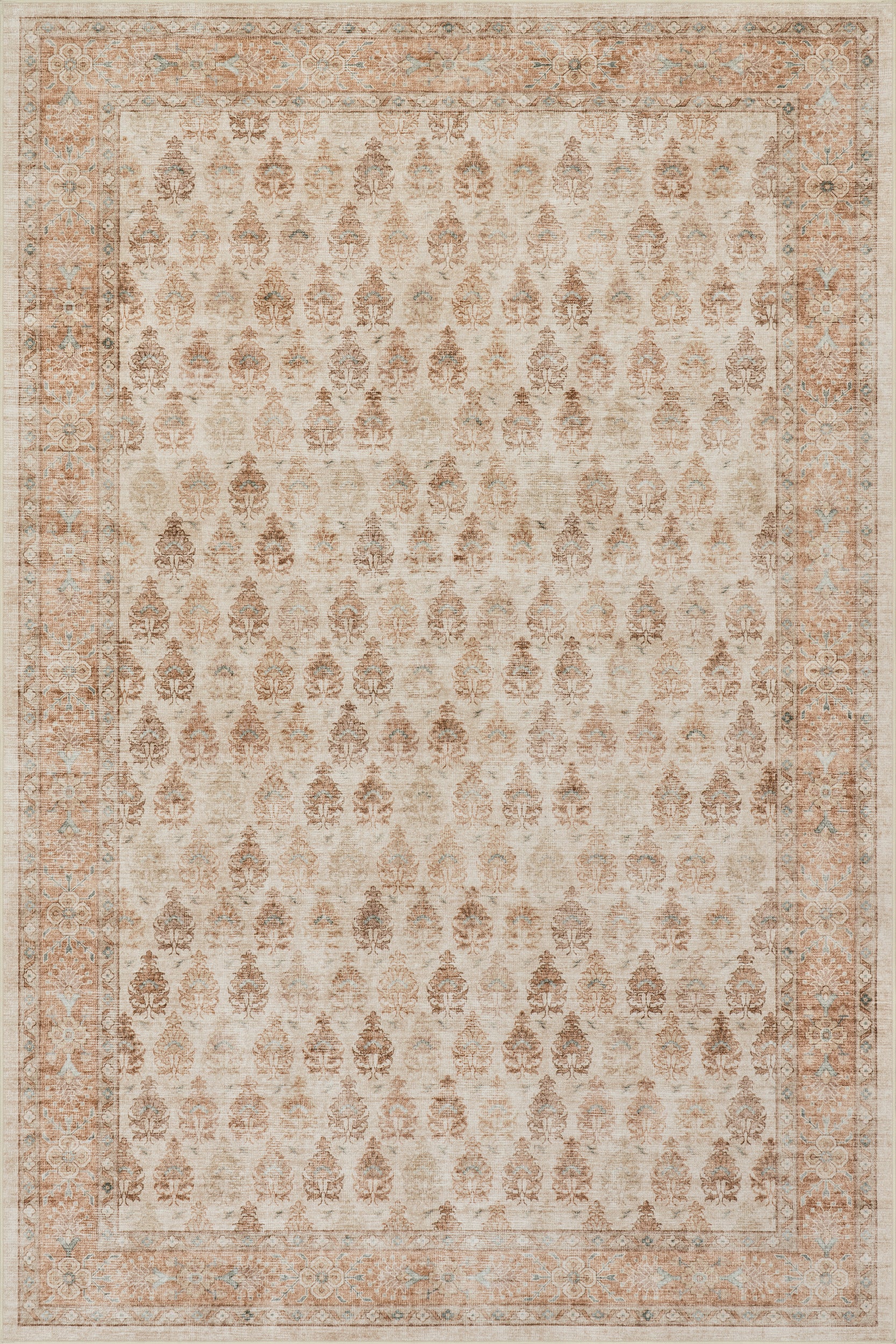 Nuloom Caria Traditional Bordered Washable Area Rug - Image 8