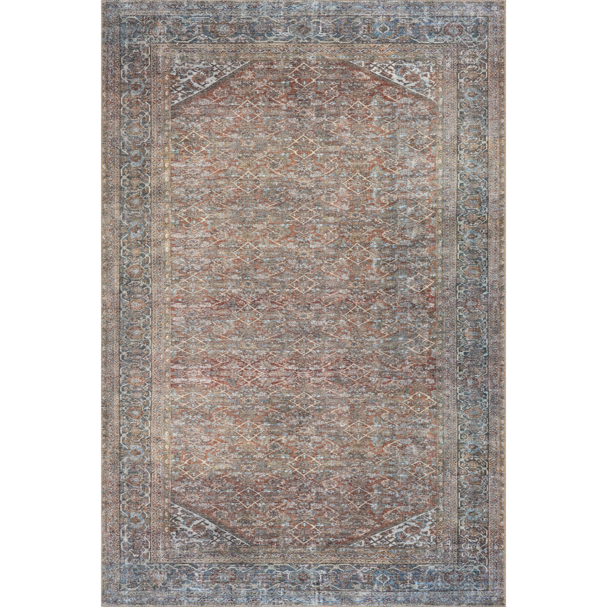 Omariah Vintage & Distressed Washable Rug