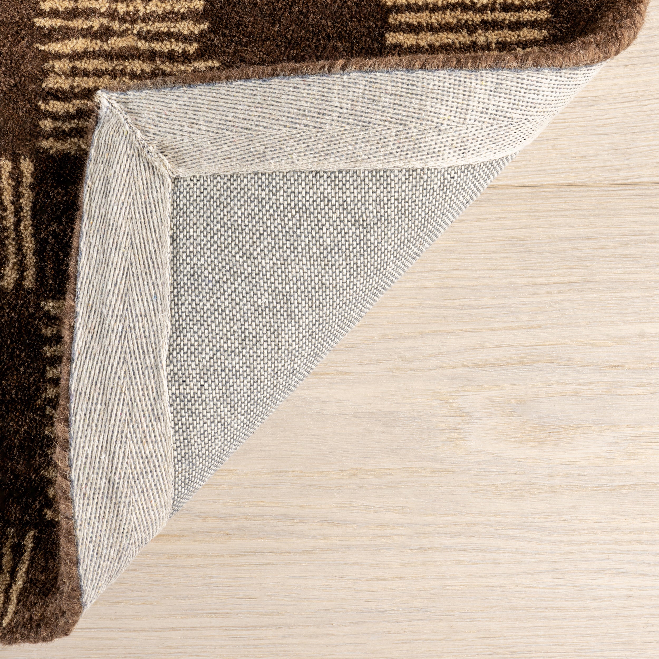 Quince Checkered Wool Area Rug - Image 8