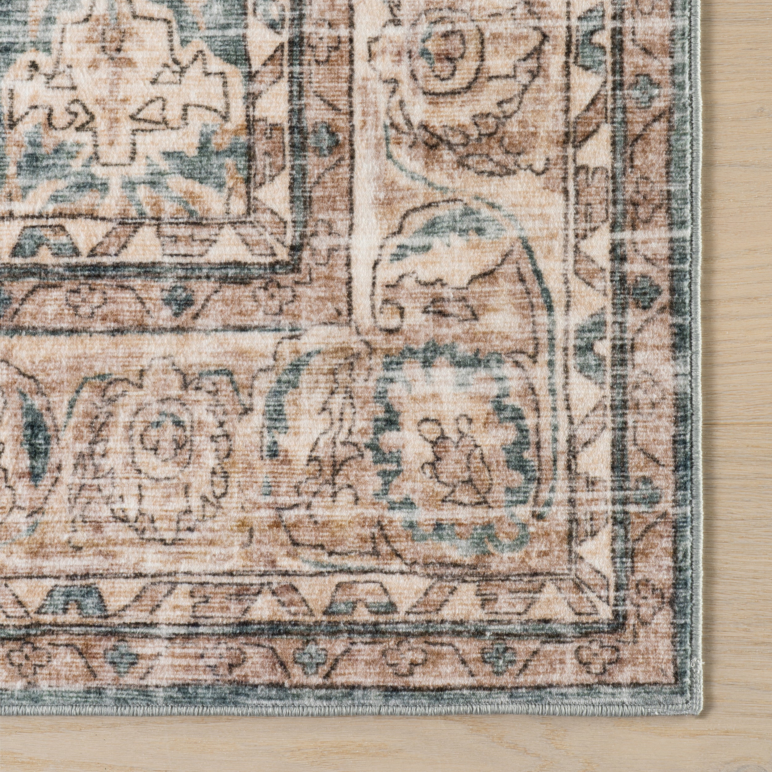 Nuloom Luned Bordered Traditional Washable Area Rug - Image 4