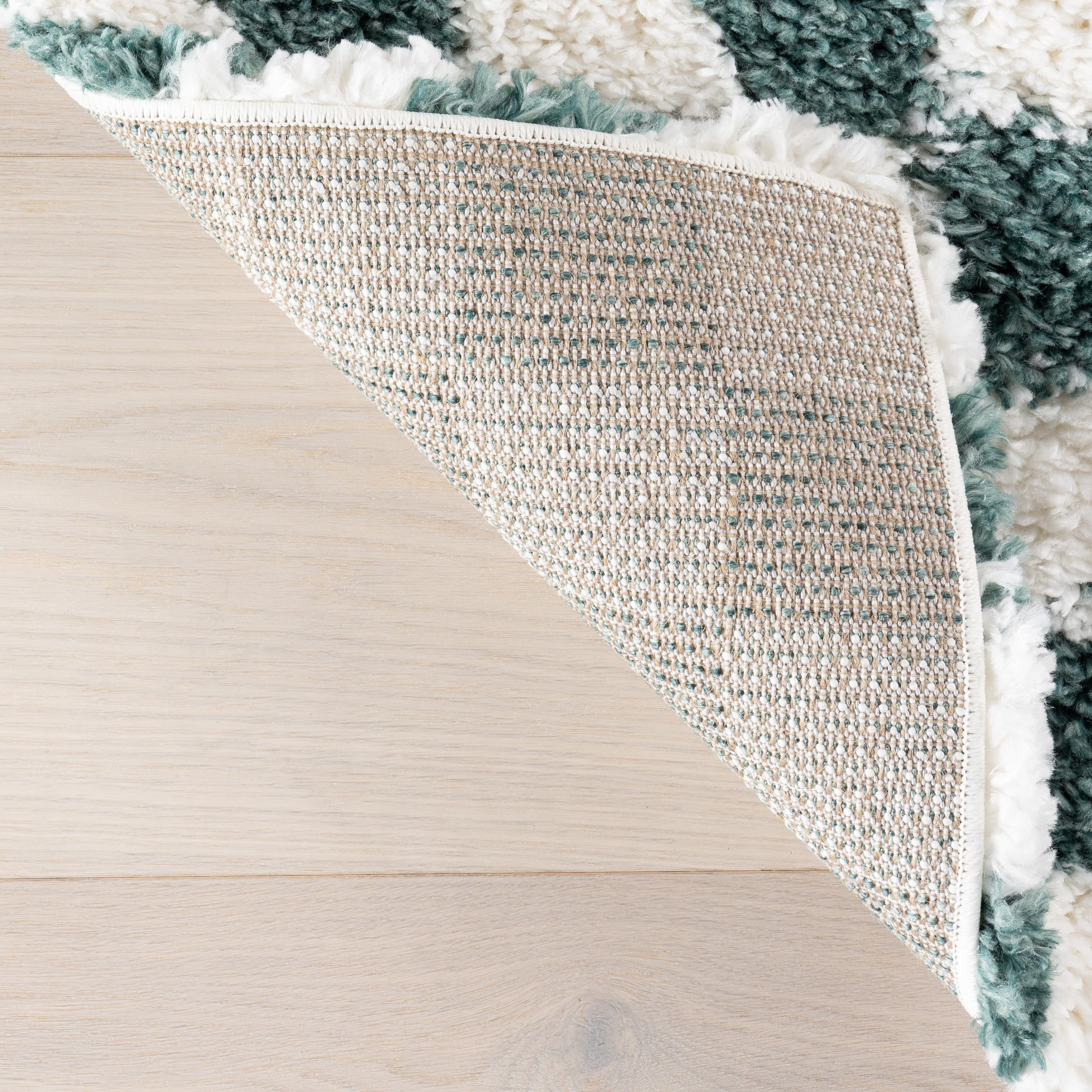nuLOOM Adelaide Mid-Century Checkered Shag Area Rug - Image 18