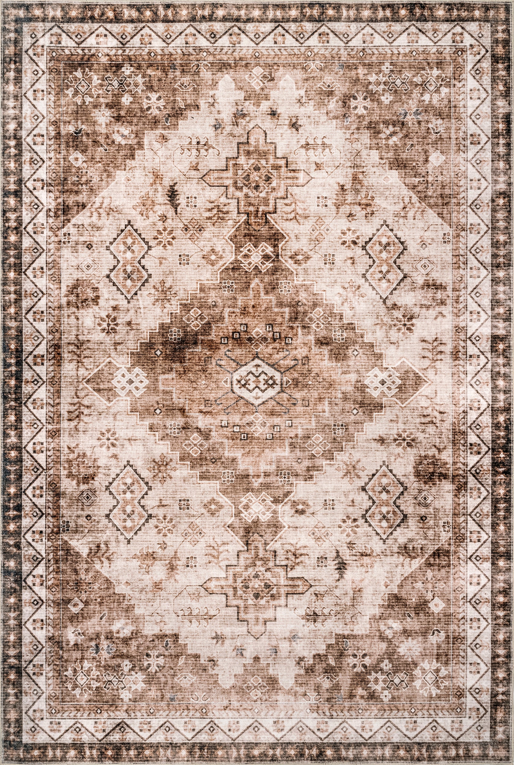 Jessamine Geometric Machine Washable Area Rug