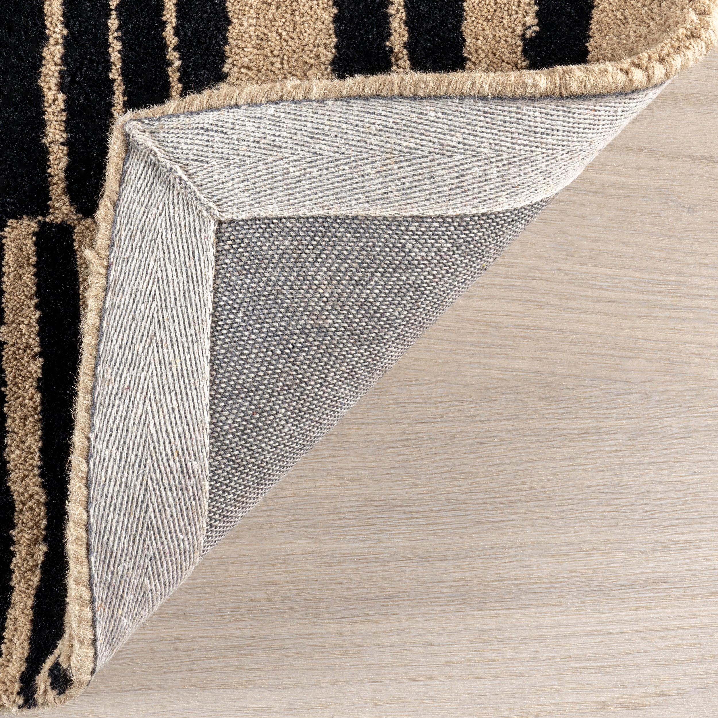 Tara Striped Wool Area Rug - Image 8