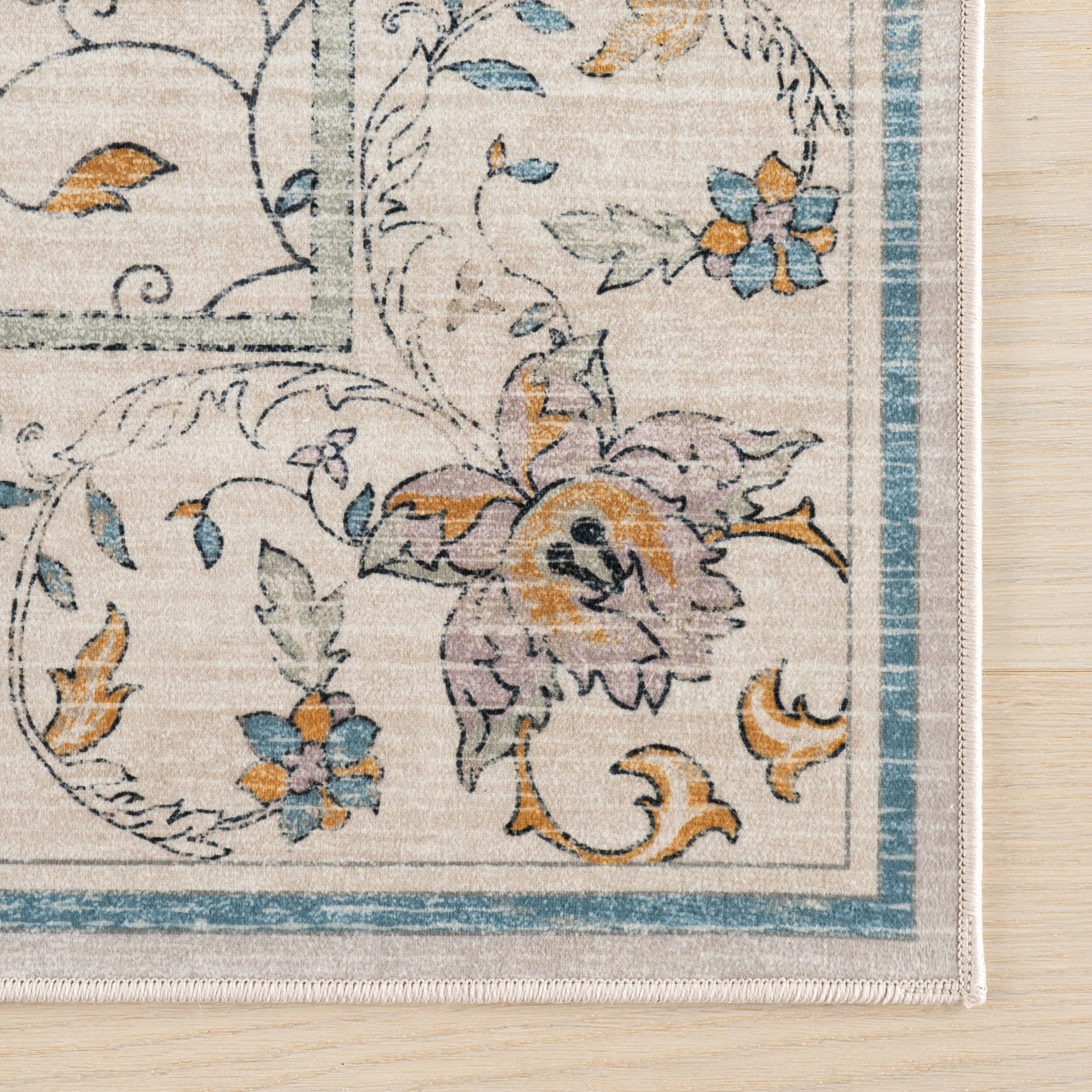 Nuloom Veliora Floral Washable Area Rug - Image 4