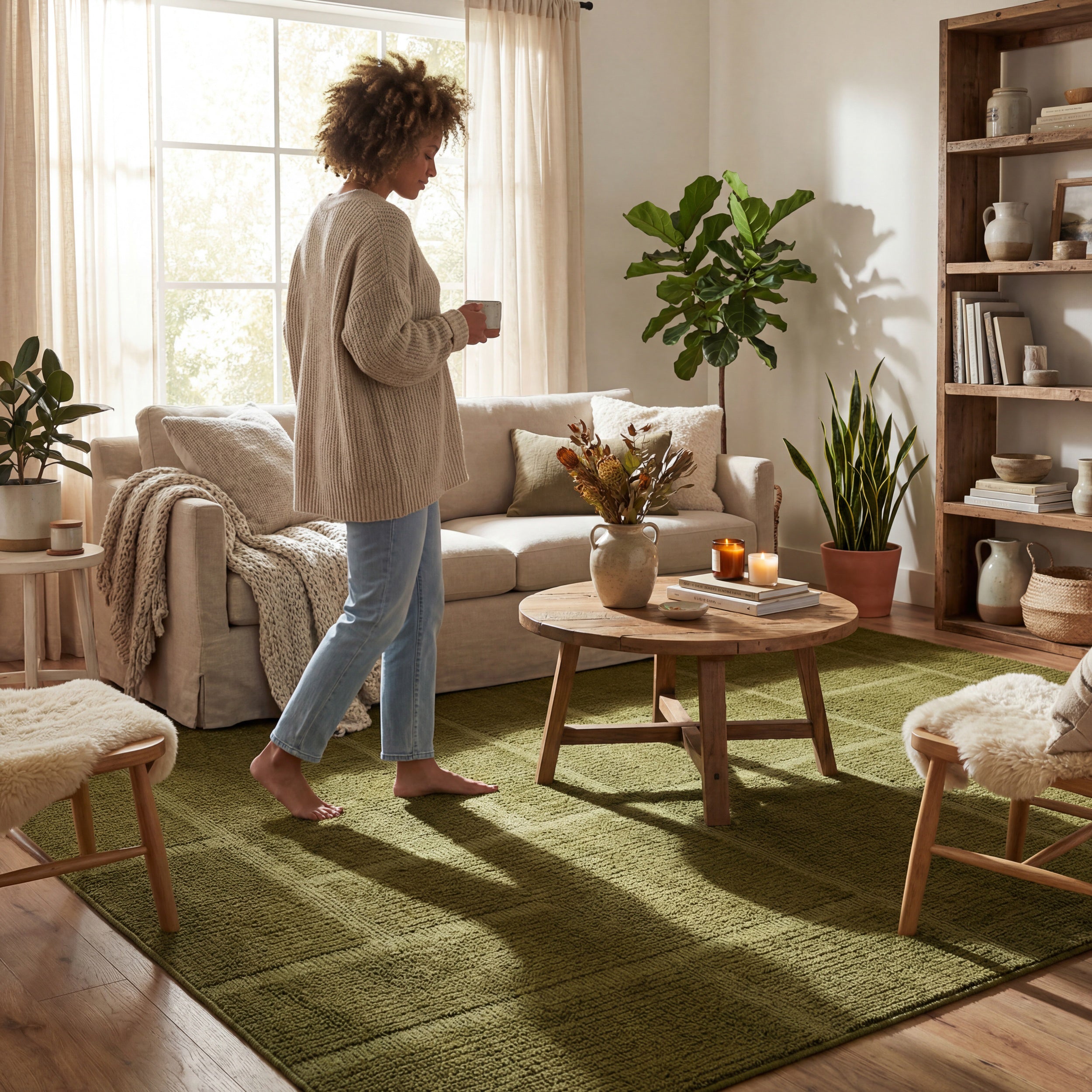 Nuloom Cerisse Abstract Bohemian Rug - Image 23