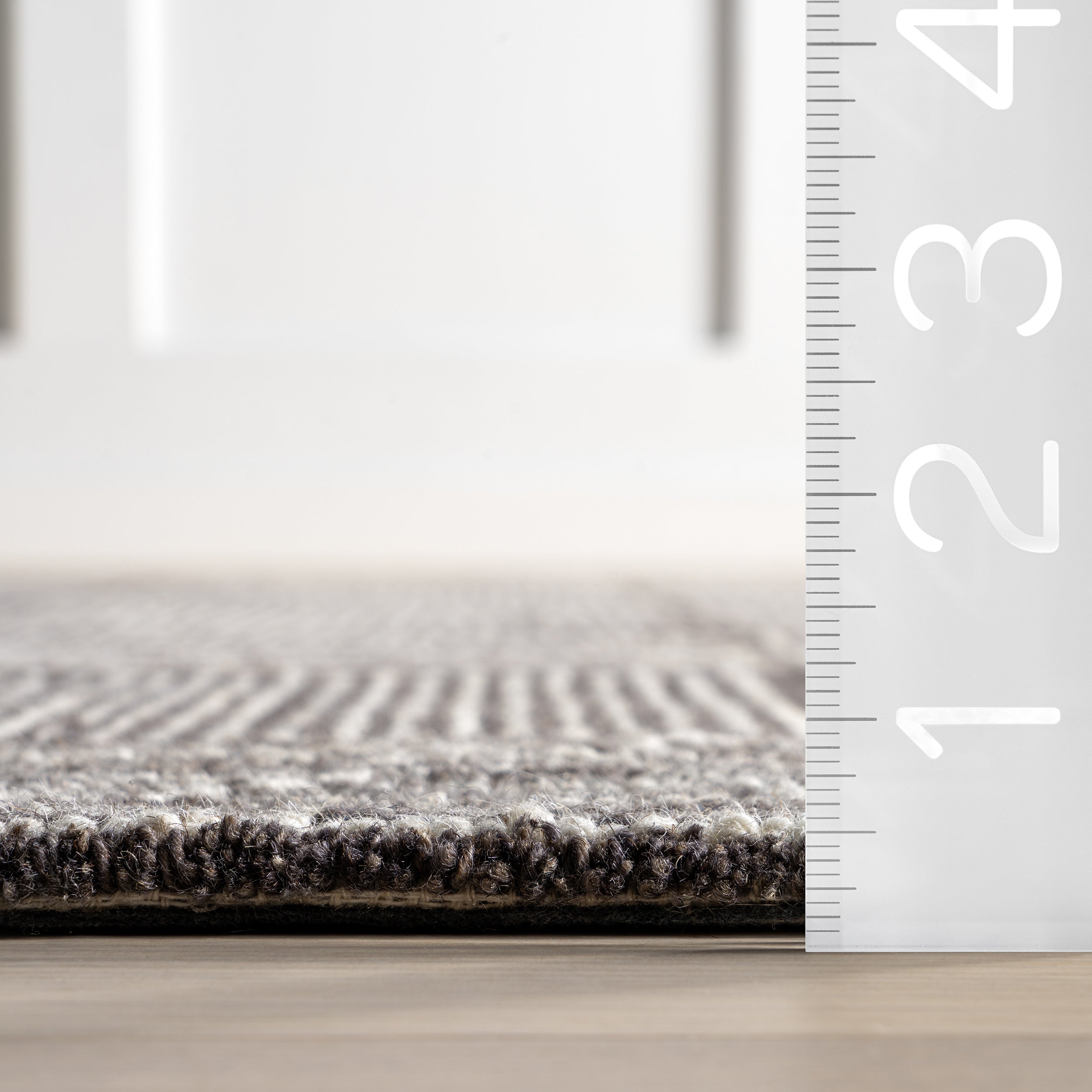 Milo Tiled Wool Area Rug - Image 3