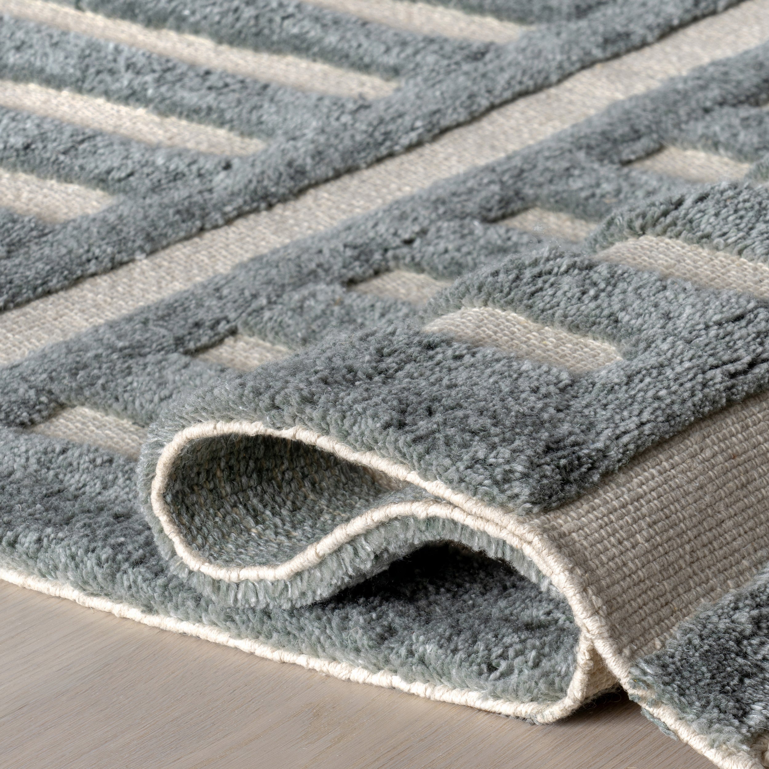 Merrick Tasseled Cotton and Wool Area Rug - Image 10