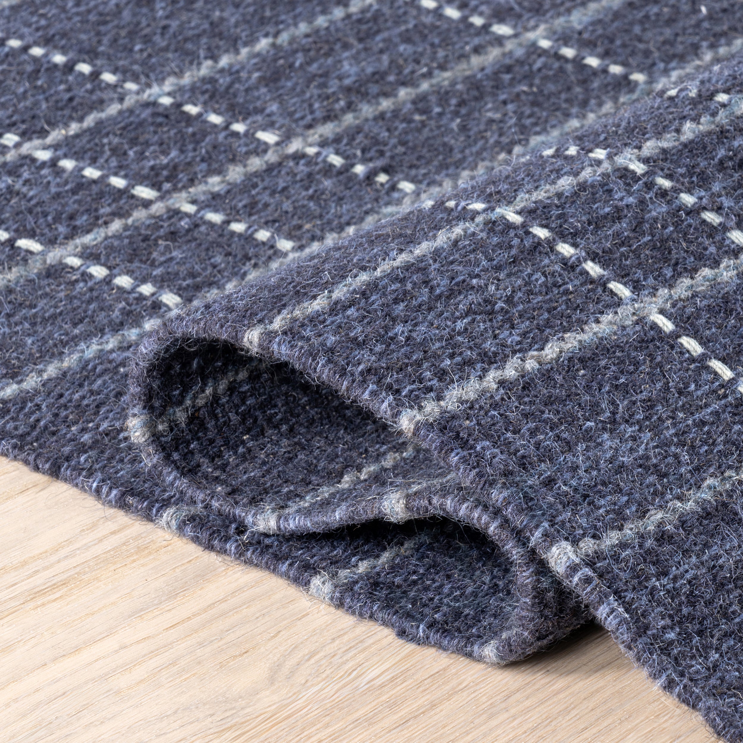 Charlie Plaid Wool Area Rug - Image 4
