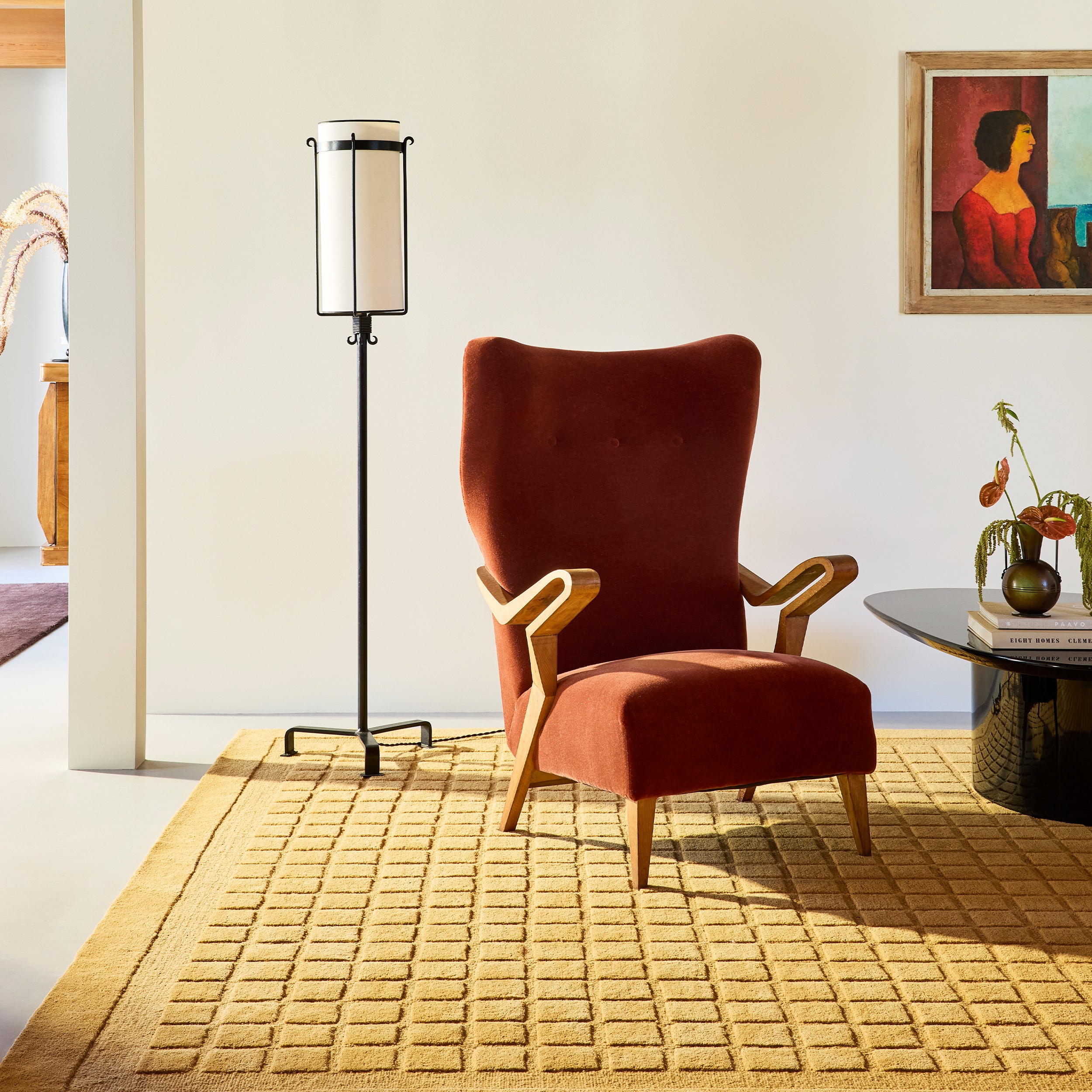 Fritz Checkered Wool Area Rug - Image 11