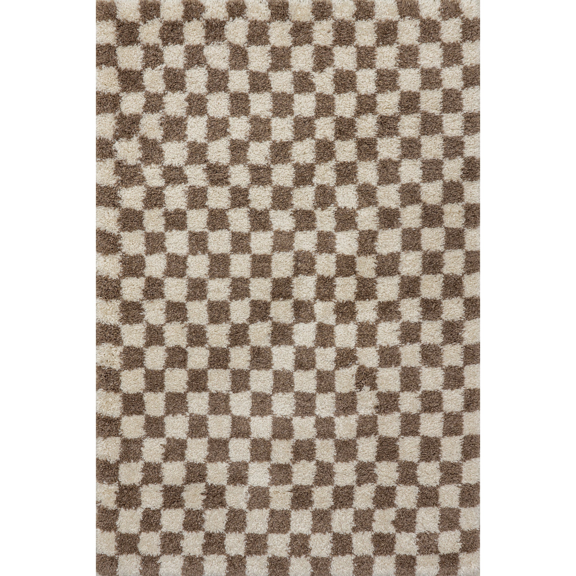 nuLOOM Adelaide Mid-Century Checkered Shag Area Rug