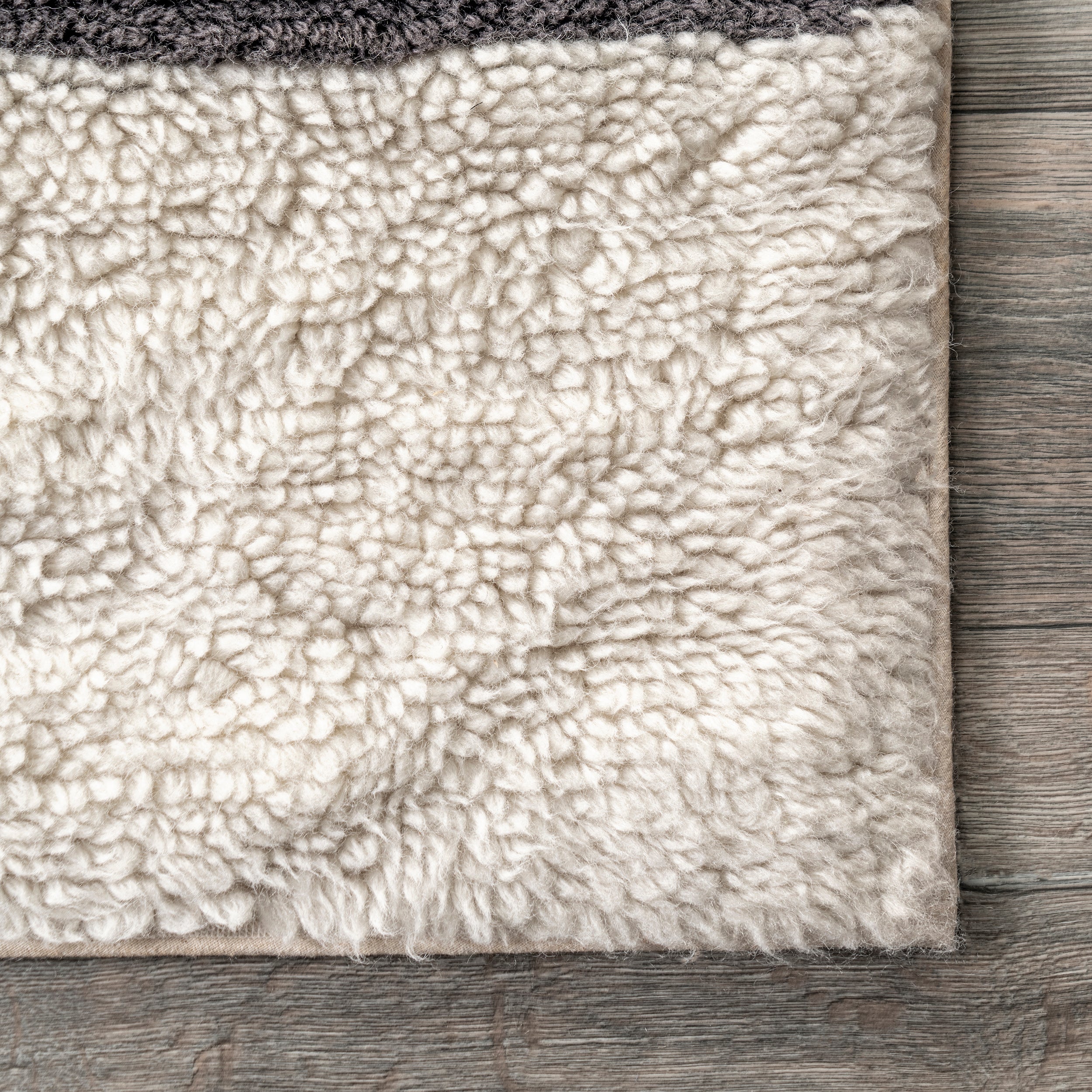 Striped Wool Machine Washable Area Rug - Image 5