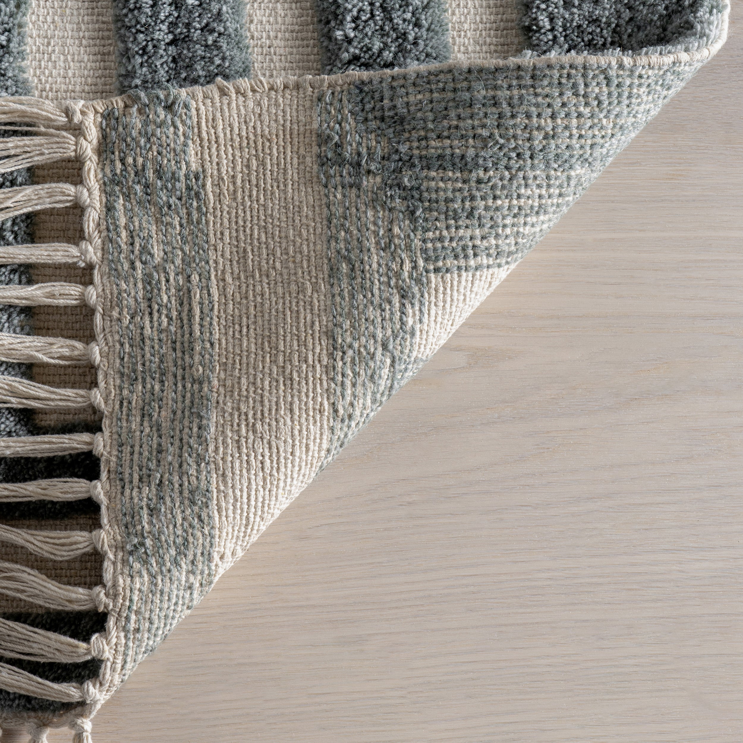 Merrick Tasseled Cotton and Wool Area Rug - Image 14