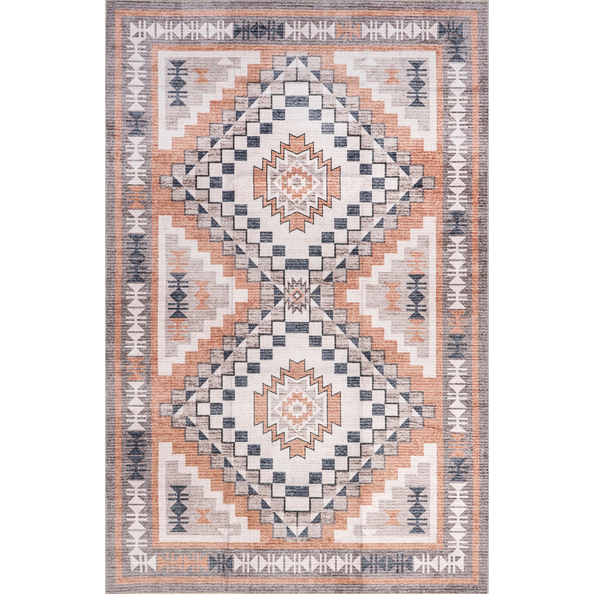 Calli SplashGuard Southwestern Machine Washable Area Rug - Image 10