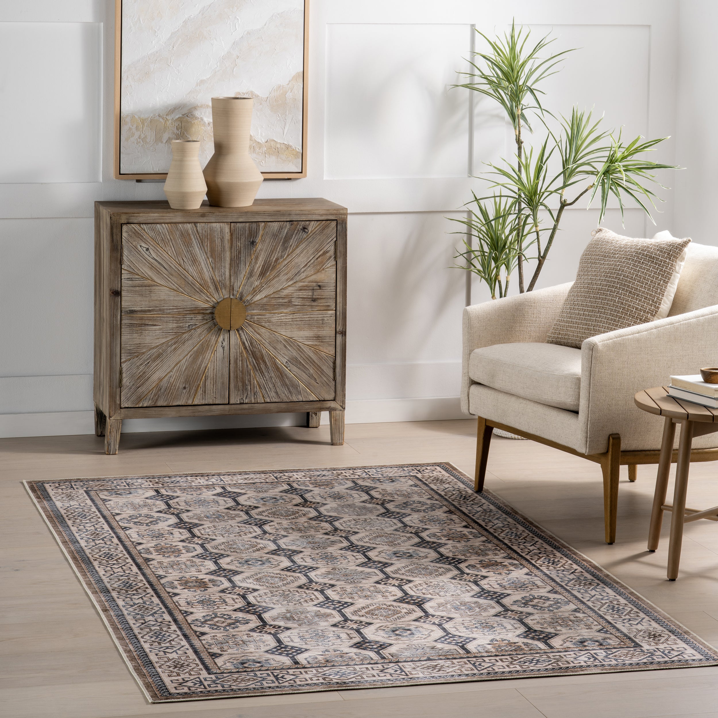 Arisbeth SplashGuard Machine Washable Area Rug - Image 9