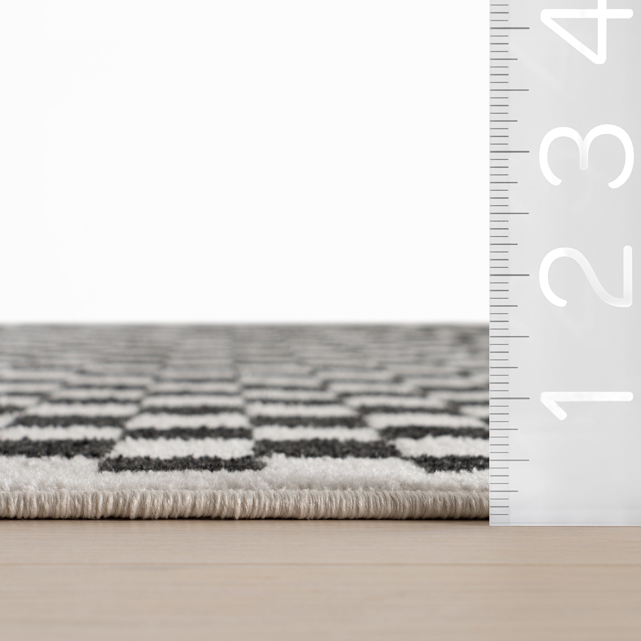 Nikita Faded Geometric Machine Washable Area Rug - Image 13