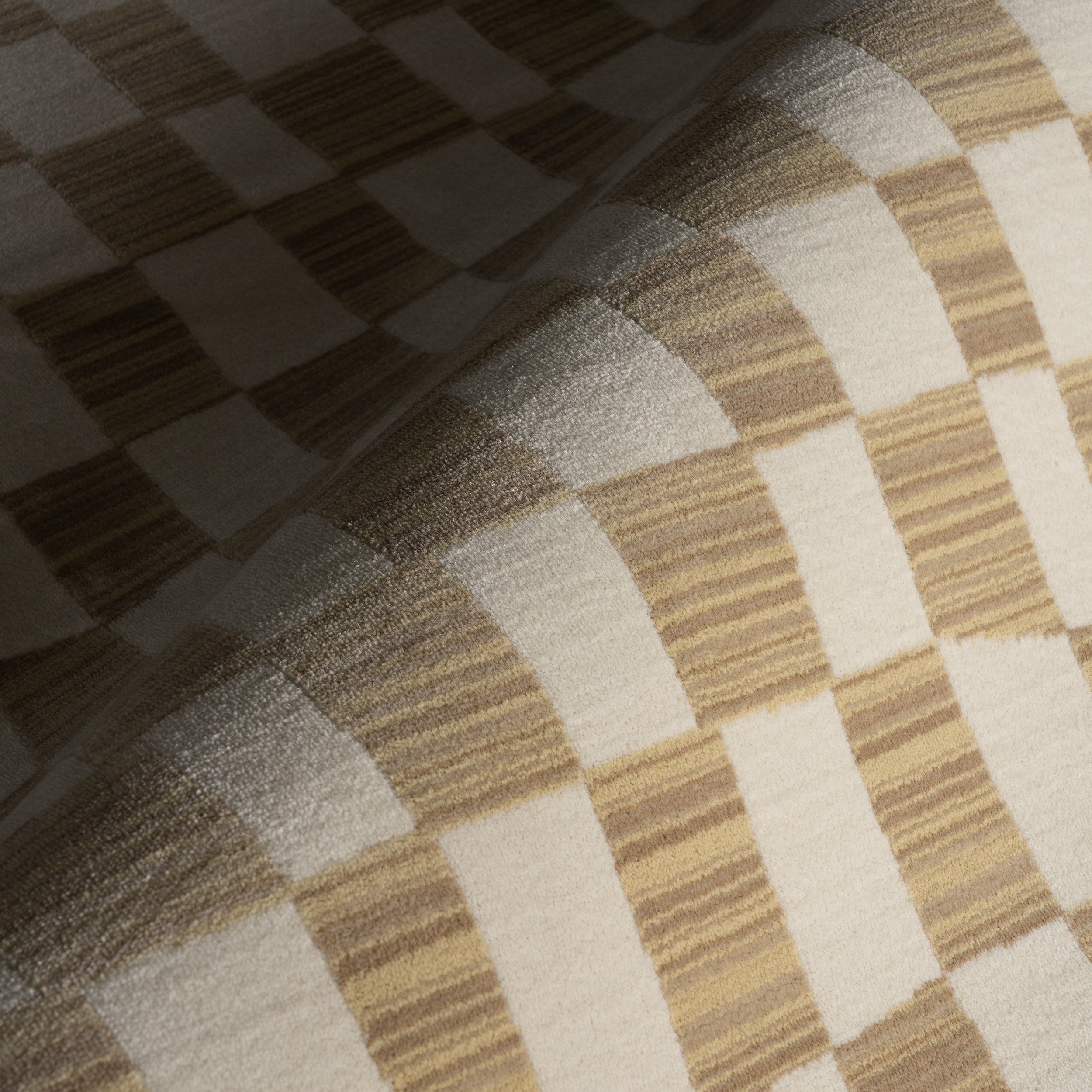 Dominique Abstract Checkered Fringe Area Rug - Image 23