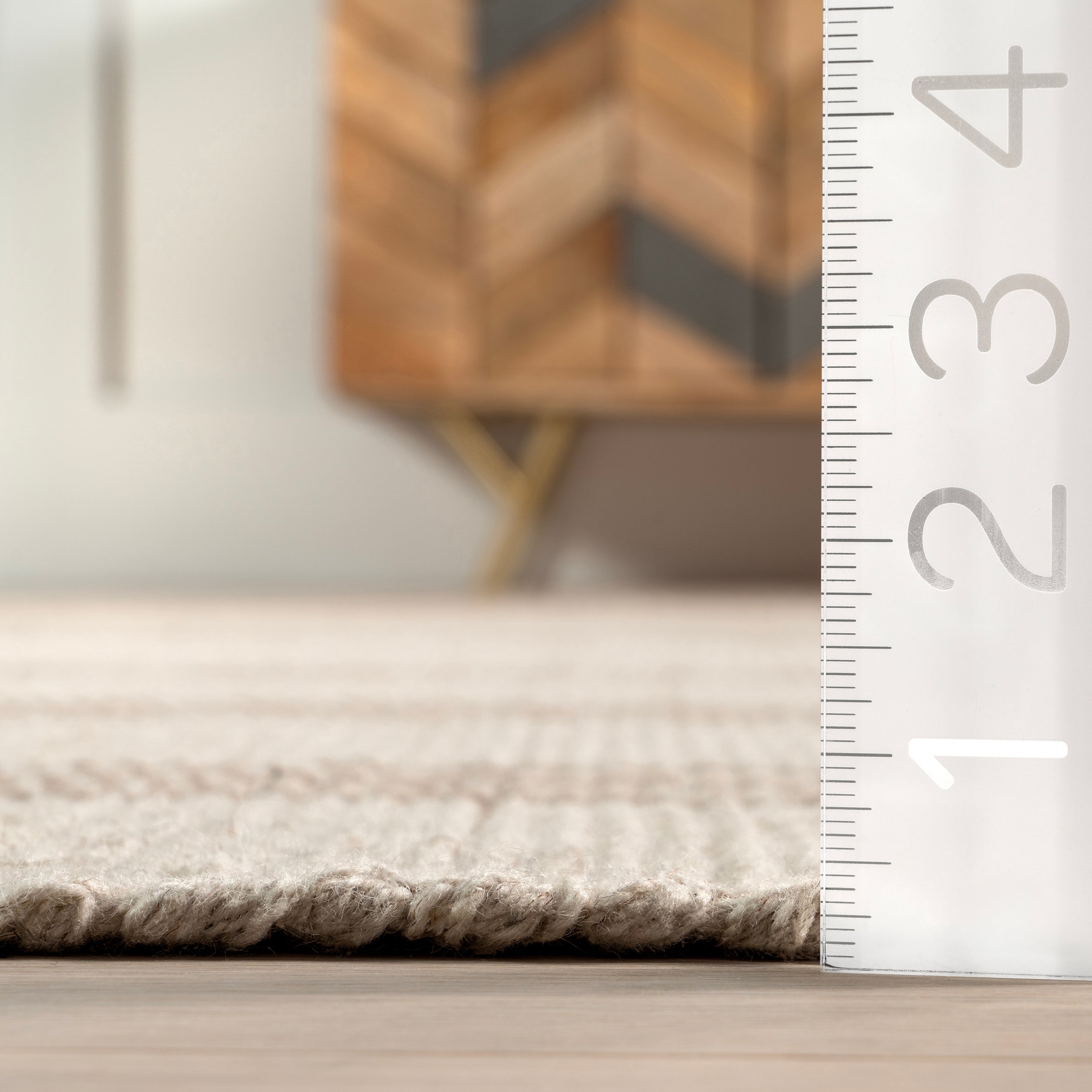 Hawthorn Striped Wool Area Rug - Image 3