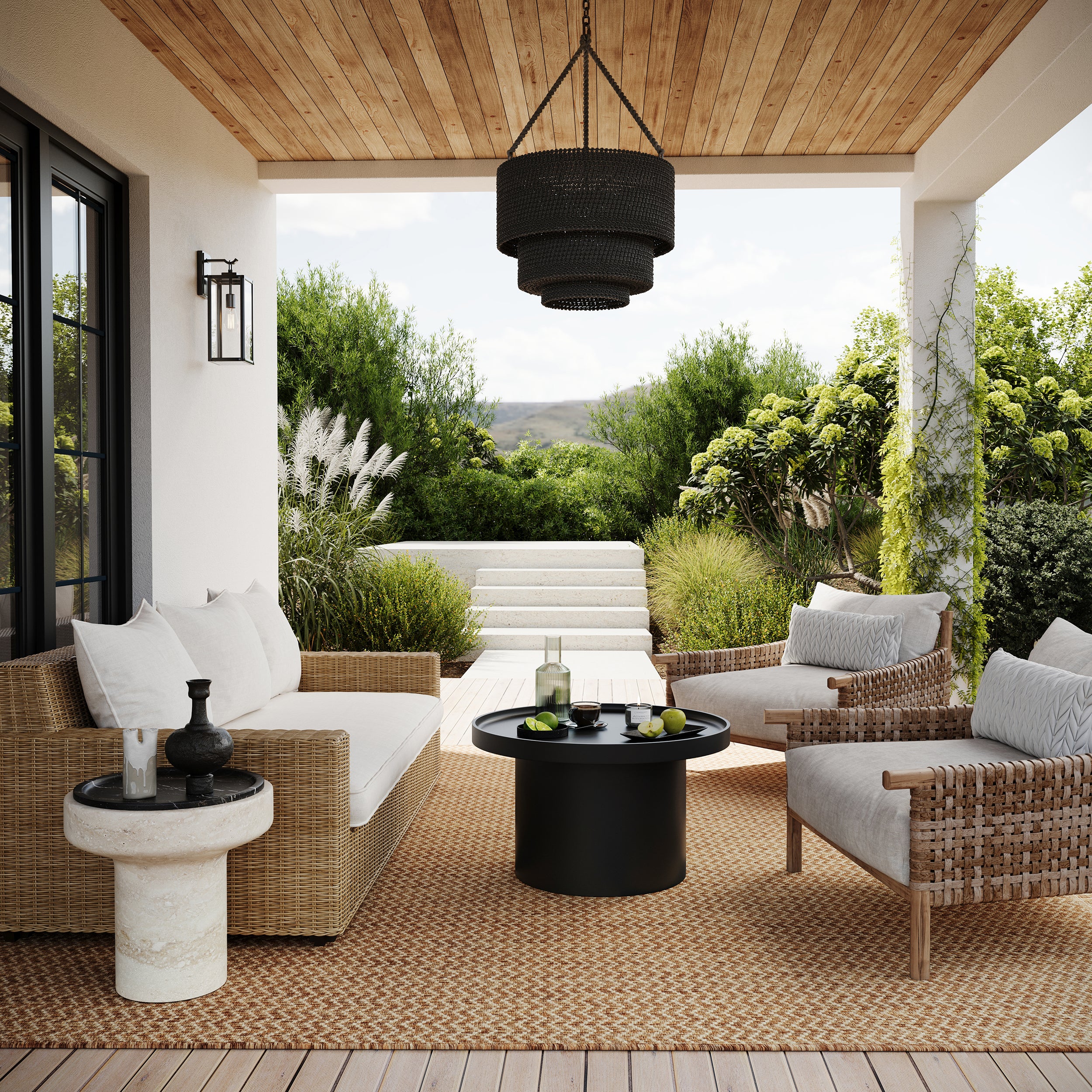Cathryn Modern Indoor/Outdoor Area Rug - Image 2