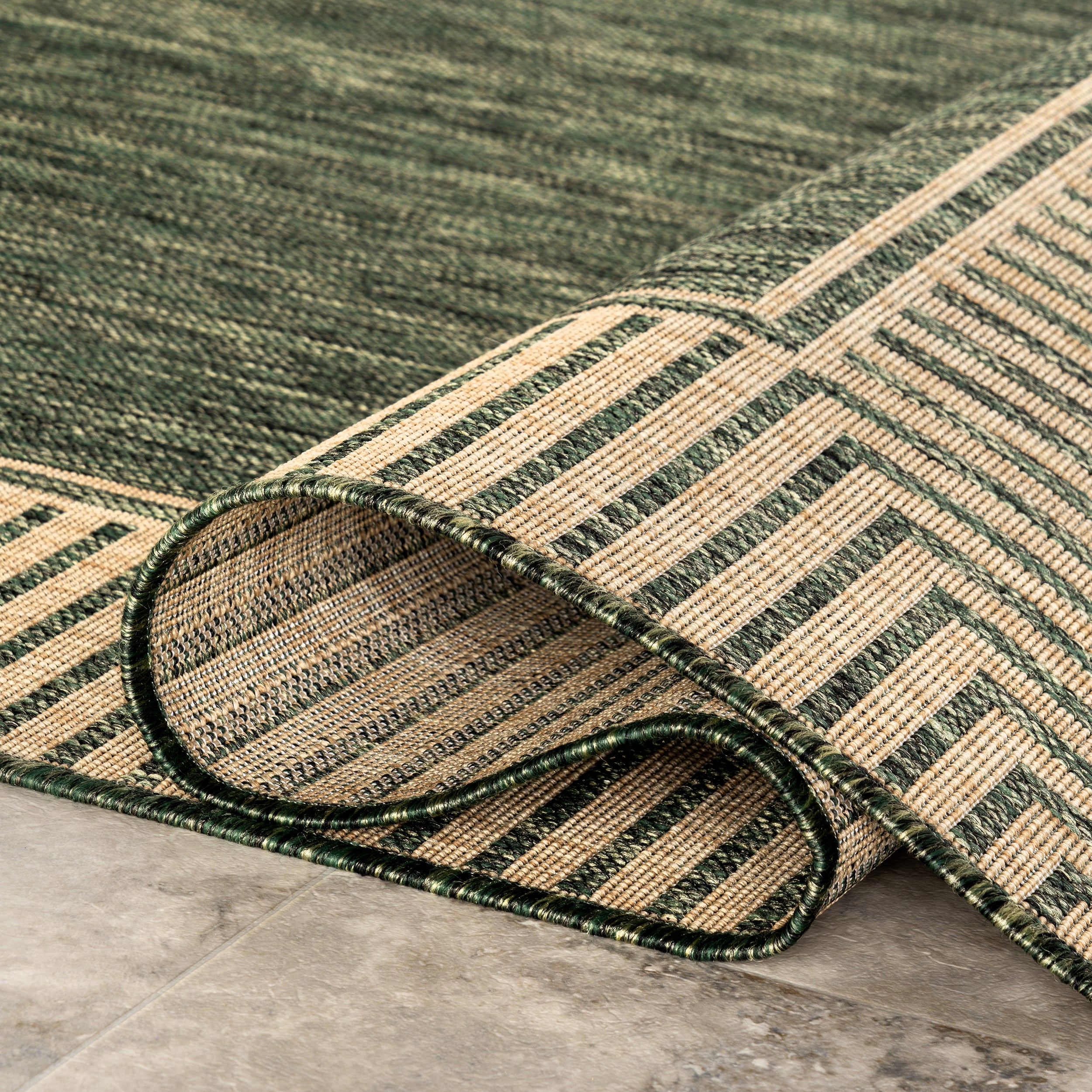 Nuloom Asha Simple Striped Indoor/Outdoor Area Rug - Image 20