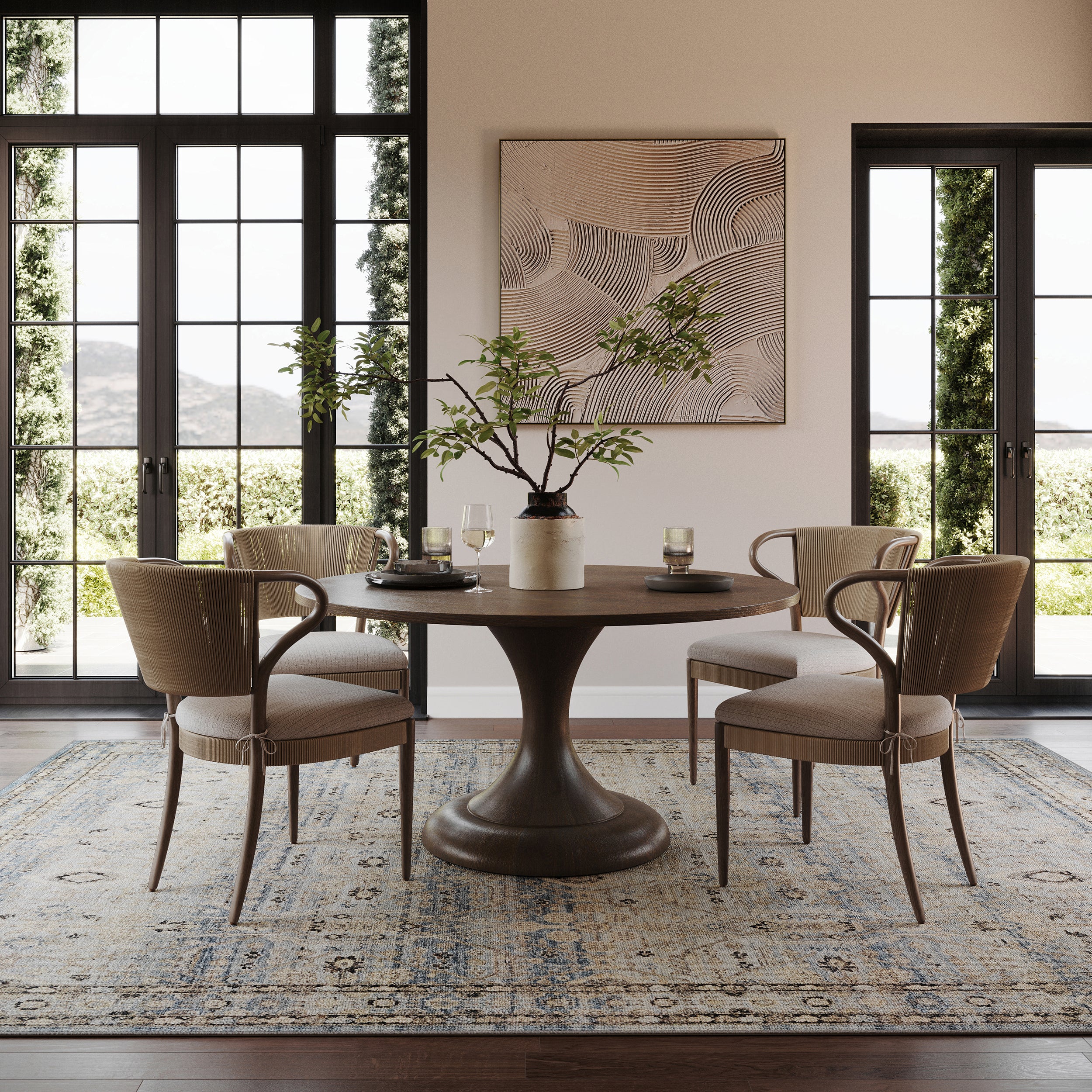 Nuloom Thalindra Traditional Bordered Washable Area Rug - Image 2