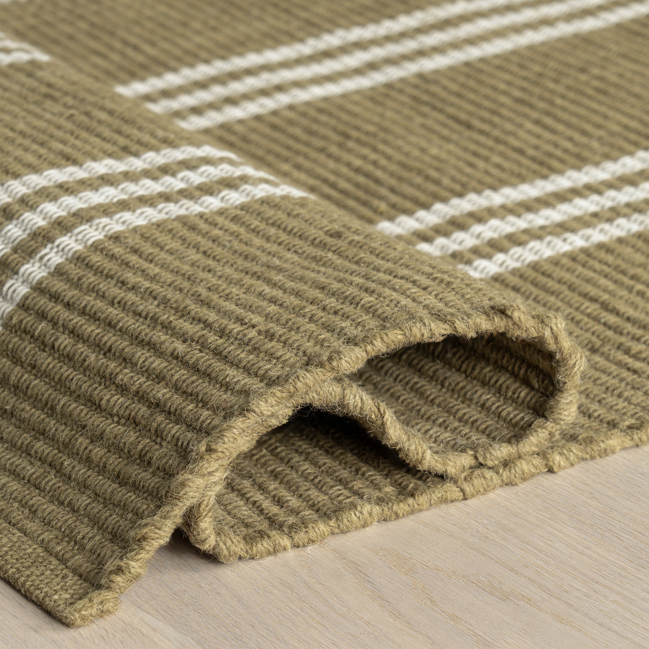 Hawthorn Striped Wool Area Rug - Image 18