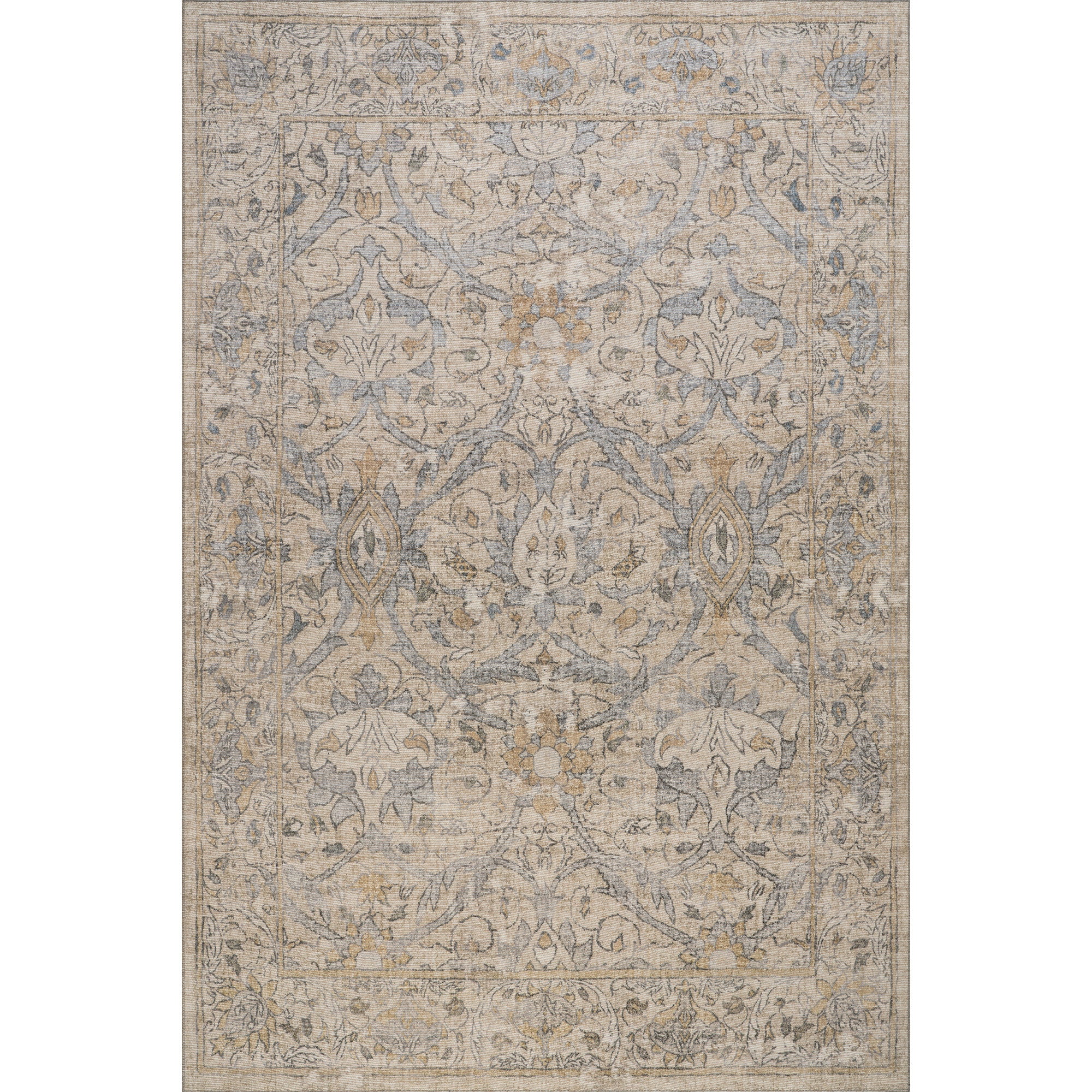 Nuloom Ondyssia Transitional Floral and Paisley Rug