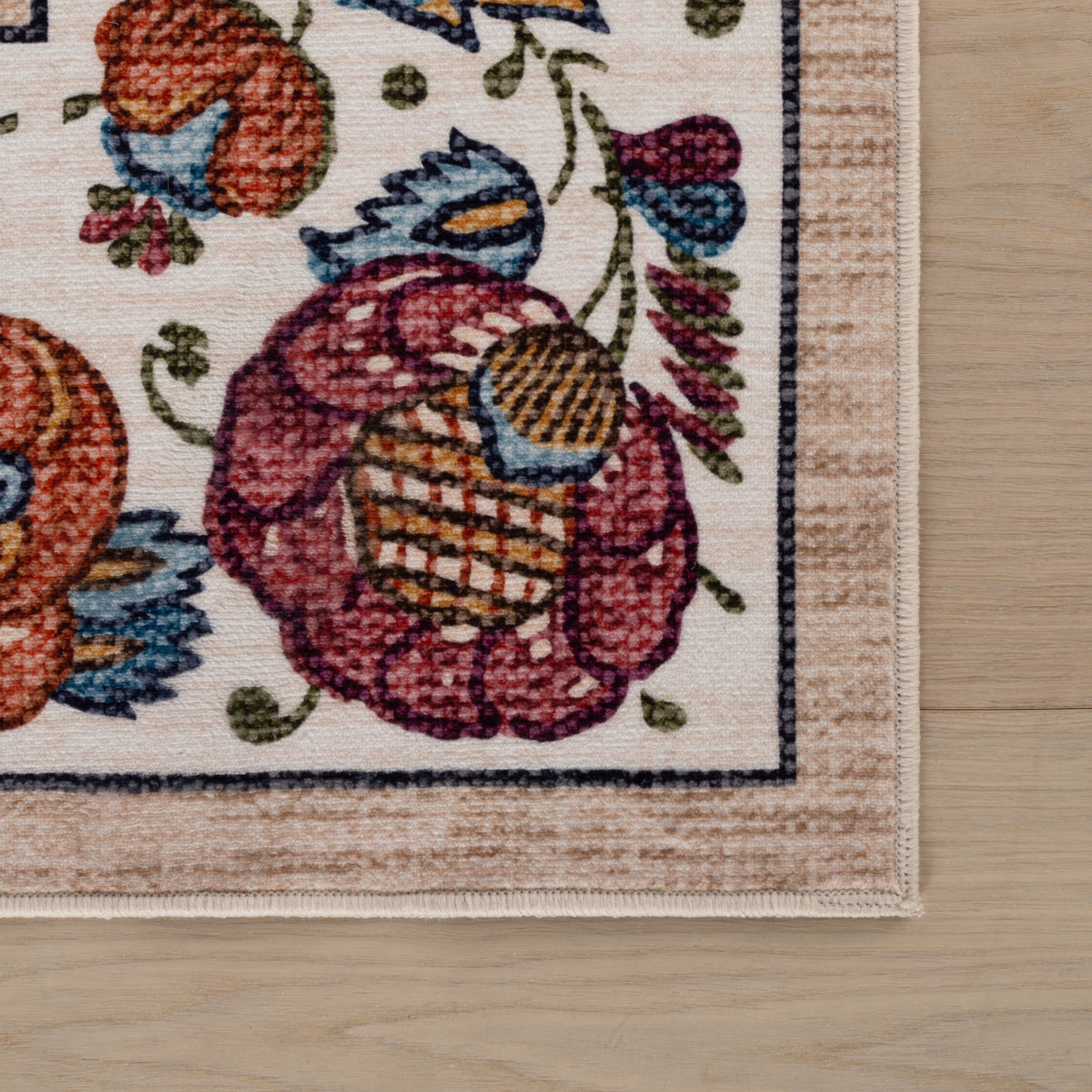 Nuloom Delara Floral & Paisley Washable Rug - Image 6