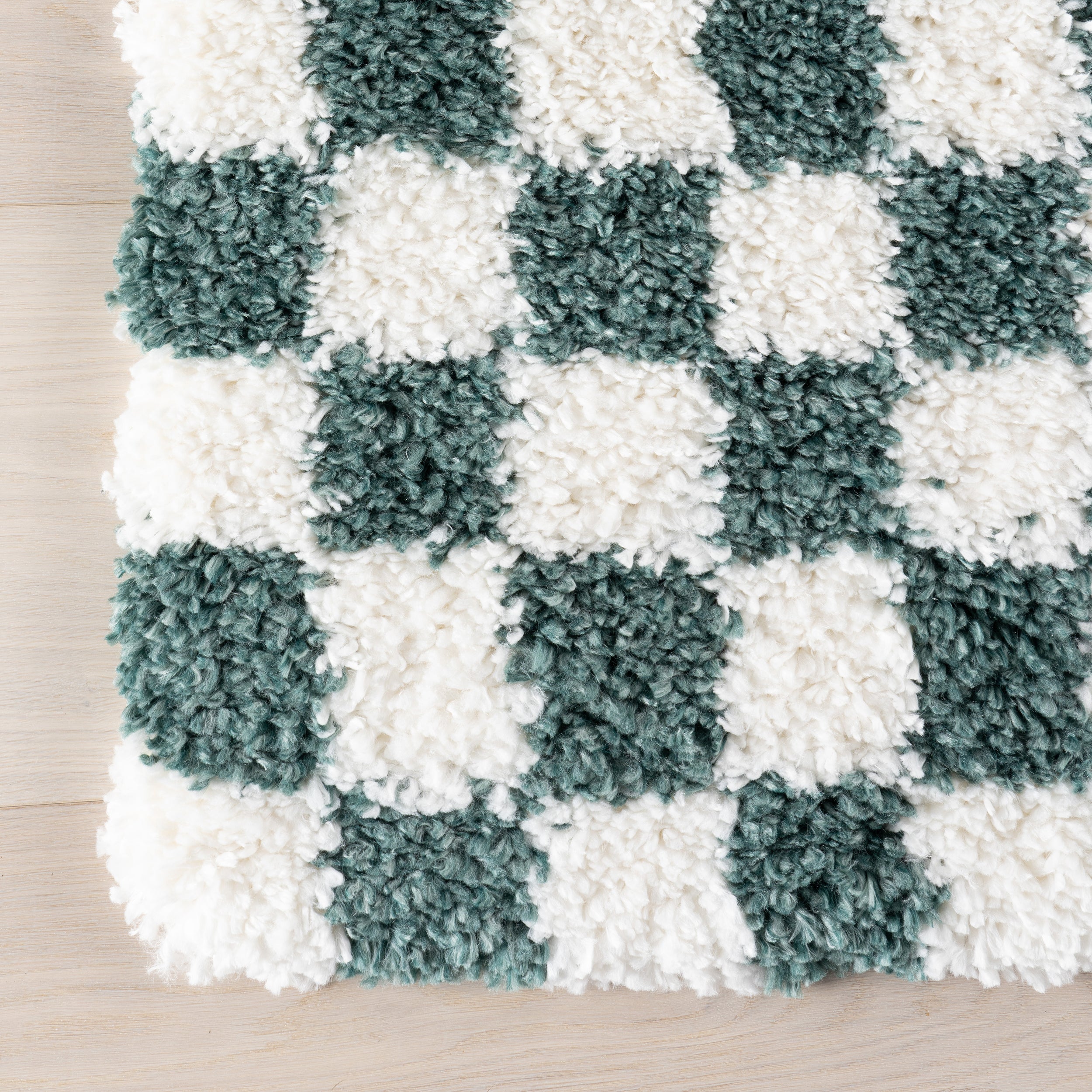 nuLOOM Adelaide Mid-Century Checkered Shag Area Rug - Image 16