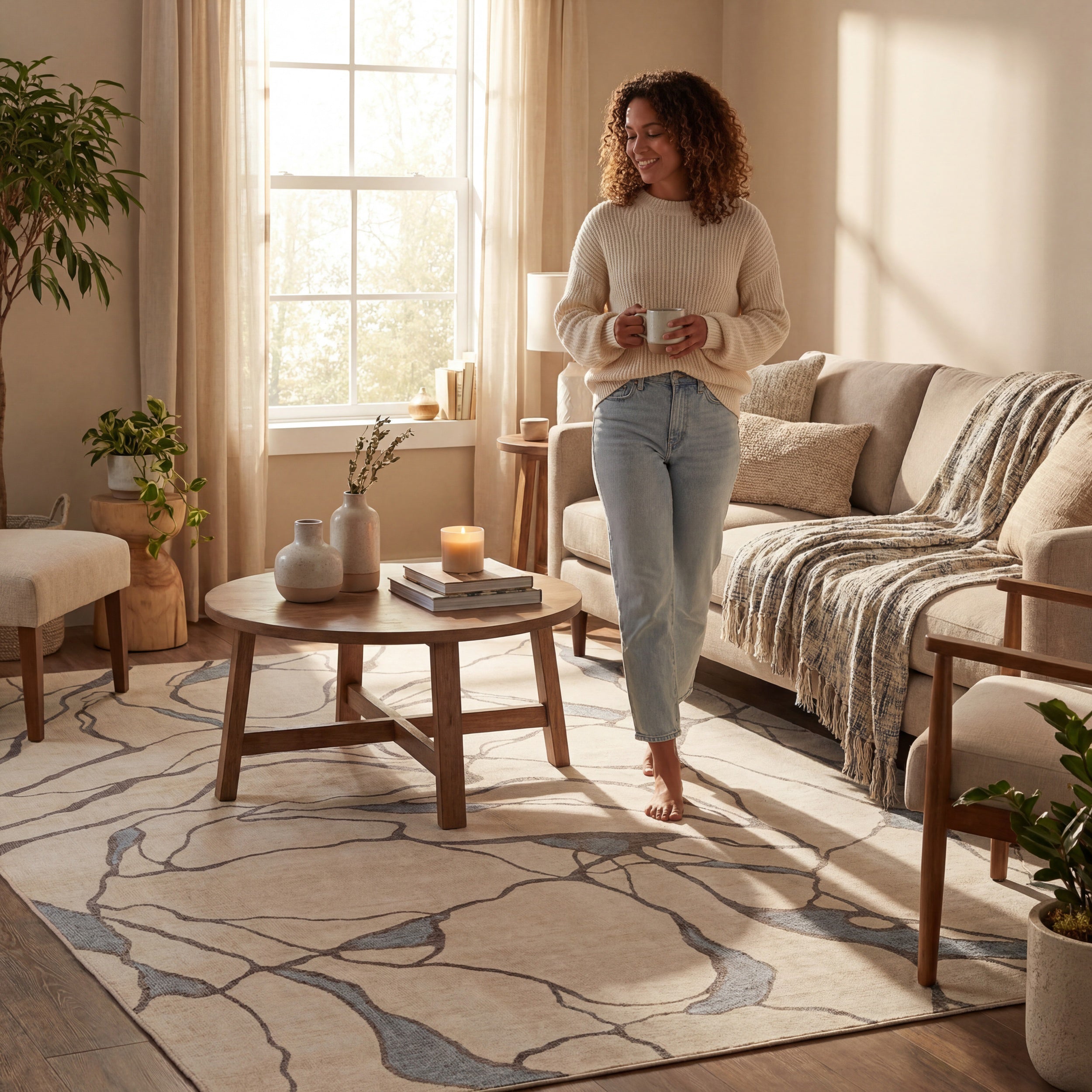 Nuloom Enlisse Abstract Washable Rug - Image 7