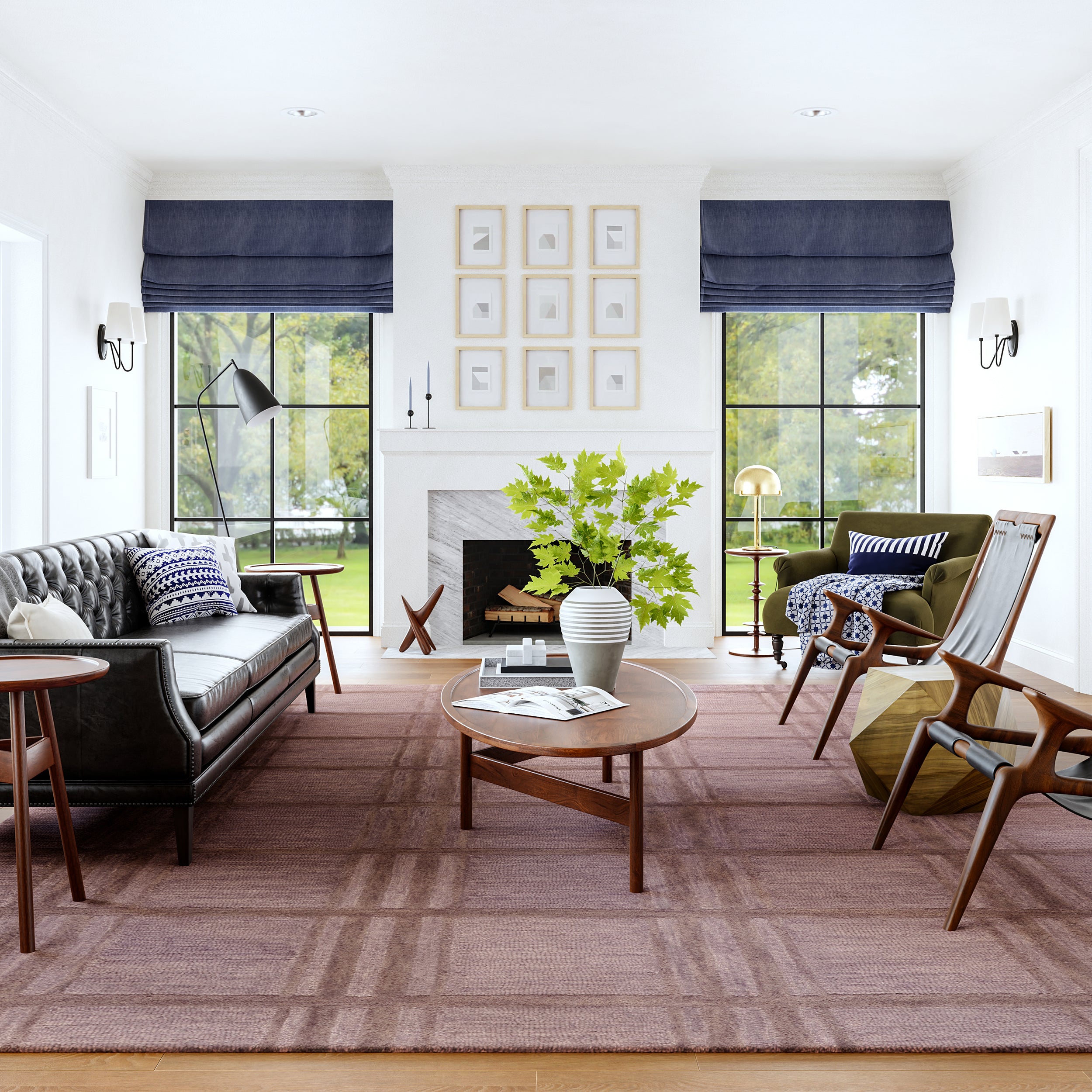 Mallory Plaid Wool Area Rug - Image 24