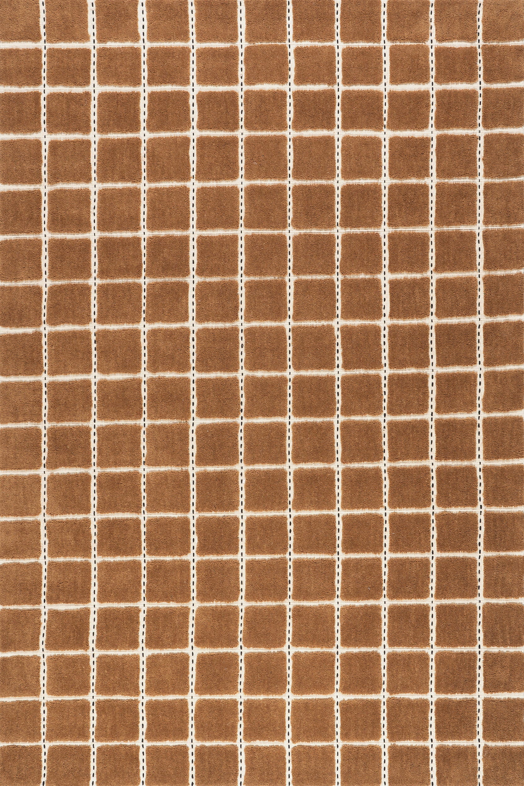 Gretchen Checked Wool Area Rug