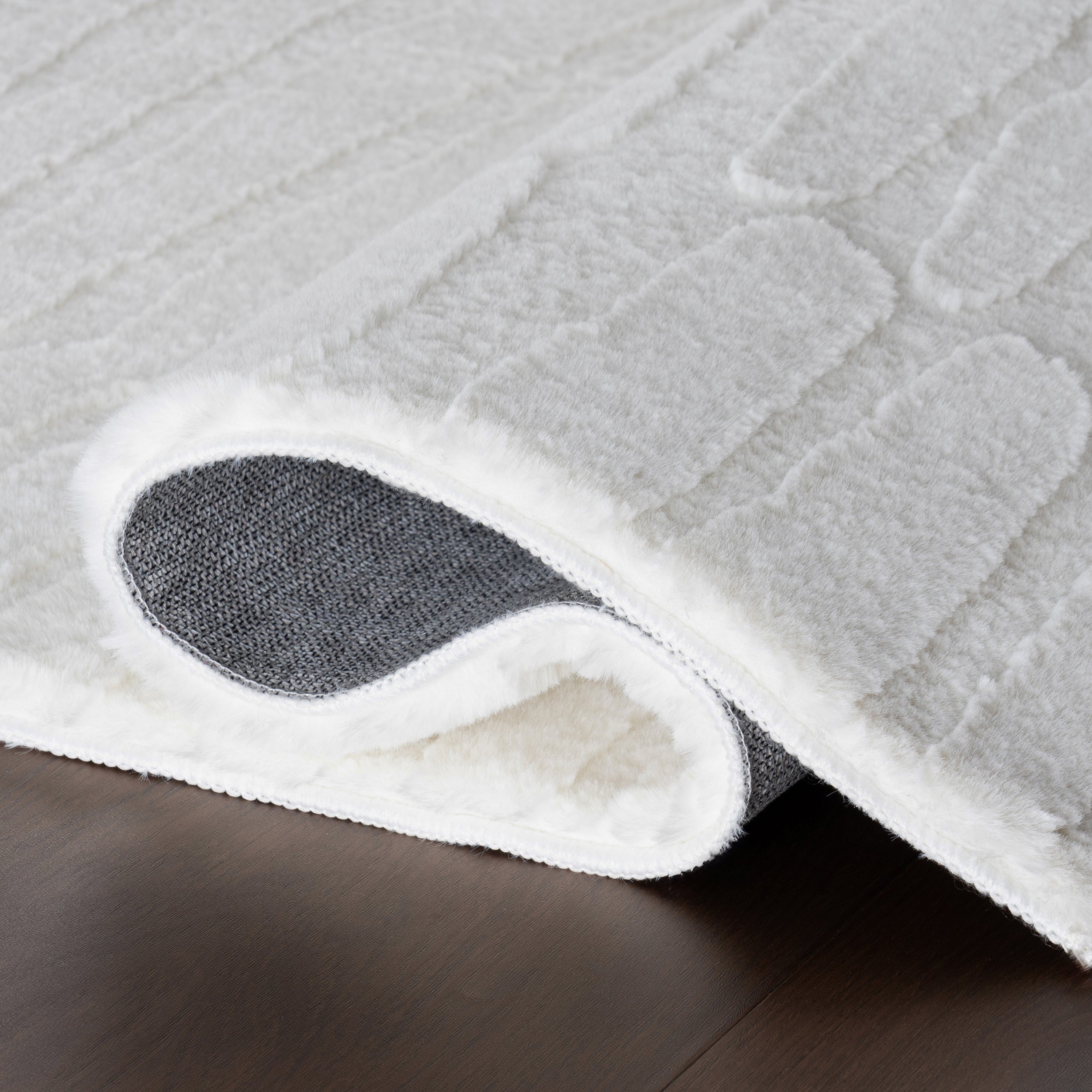 Nuloom Nivella Solid Cloud Washable Area Rug - Image 5