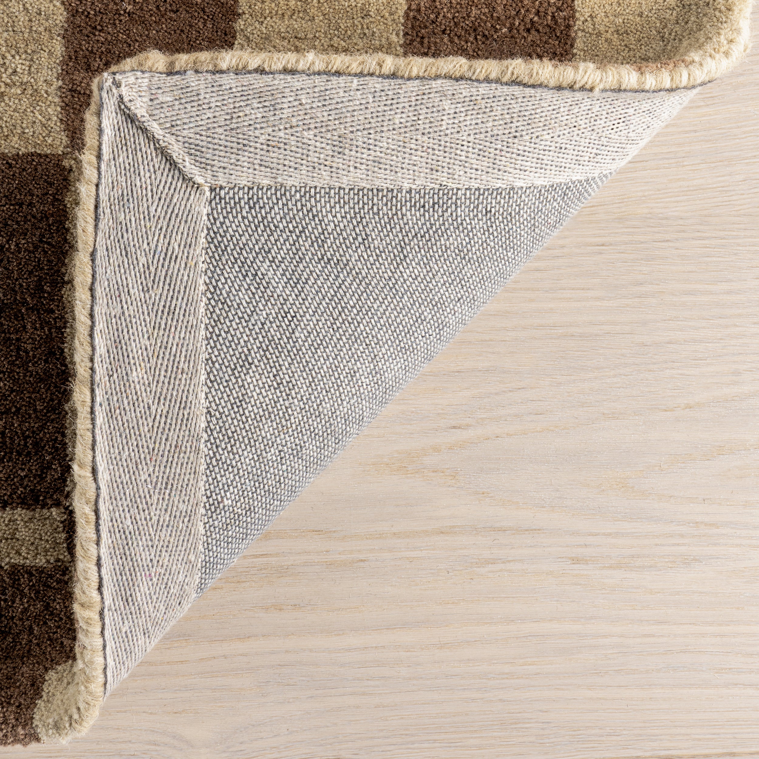 Kia Checkerboard Wool Area Rug - Image 24