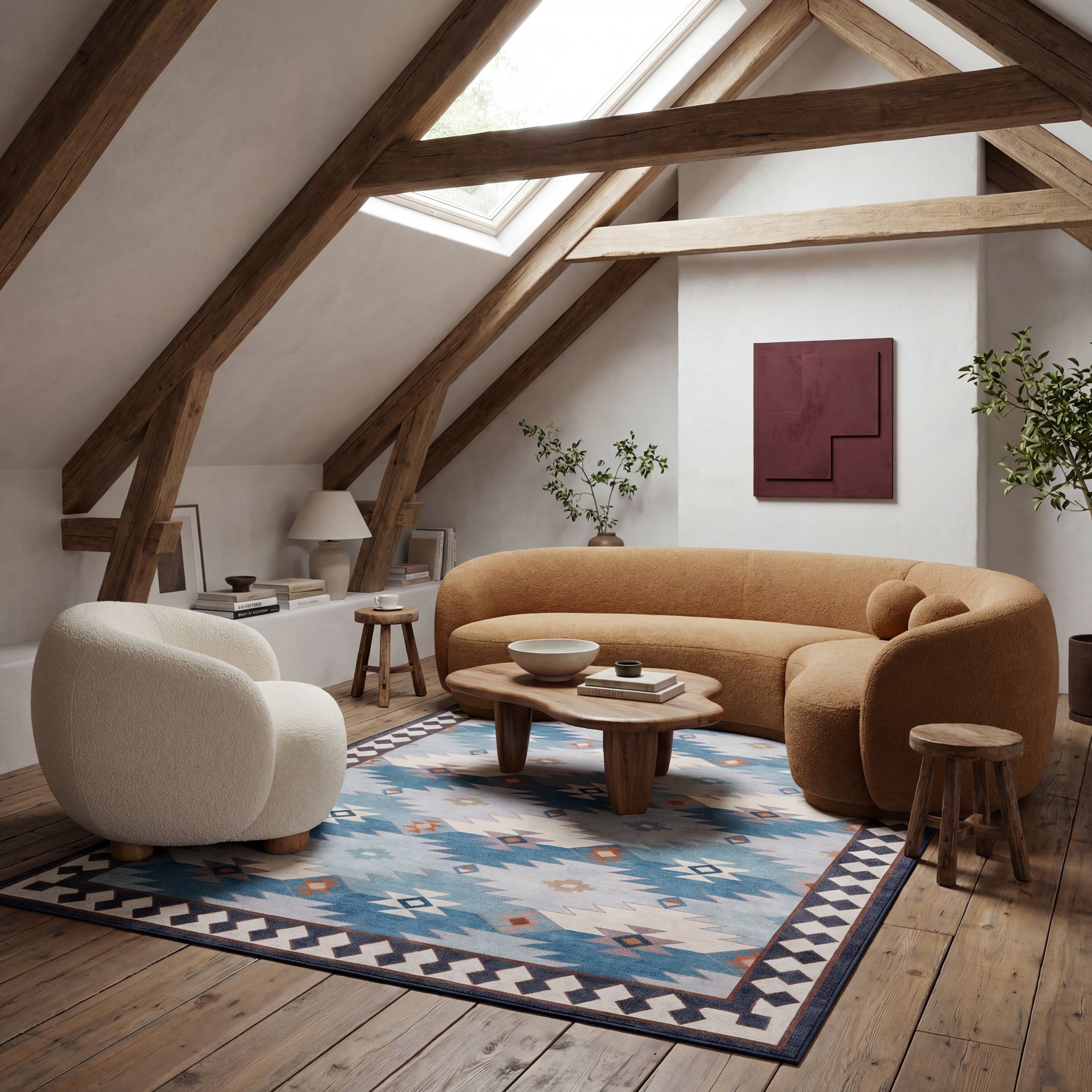 Nuloom Amelisse Bordered Washable Rug - Image 2