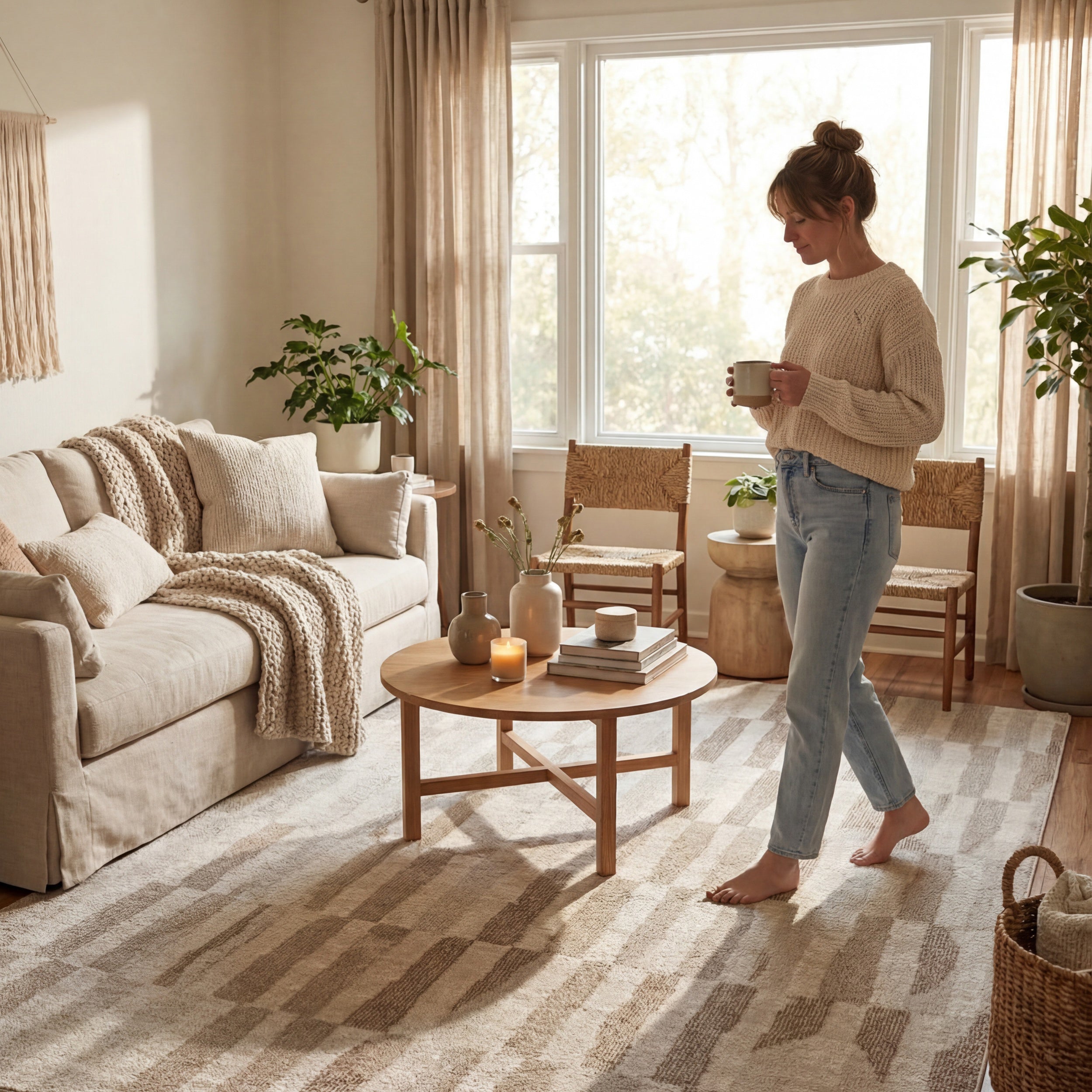 nuLOOM Romilda Rustic Abstract Washable Area Rug - Image 7
