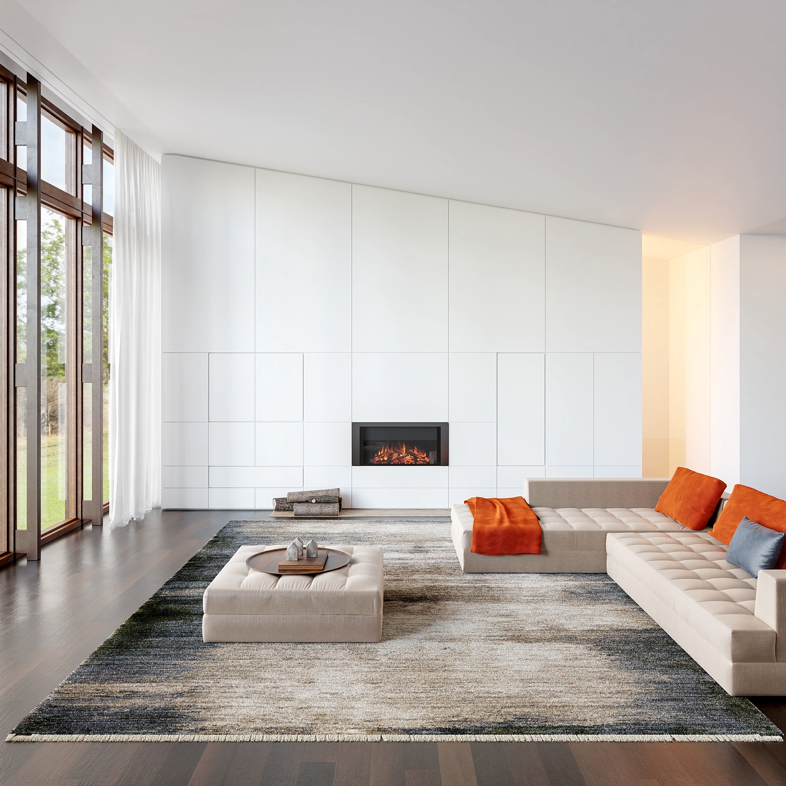 Rhianna Contemporary Abstract Area Rug - Image 2