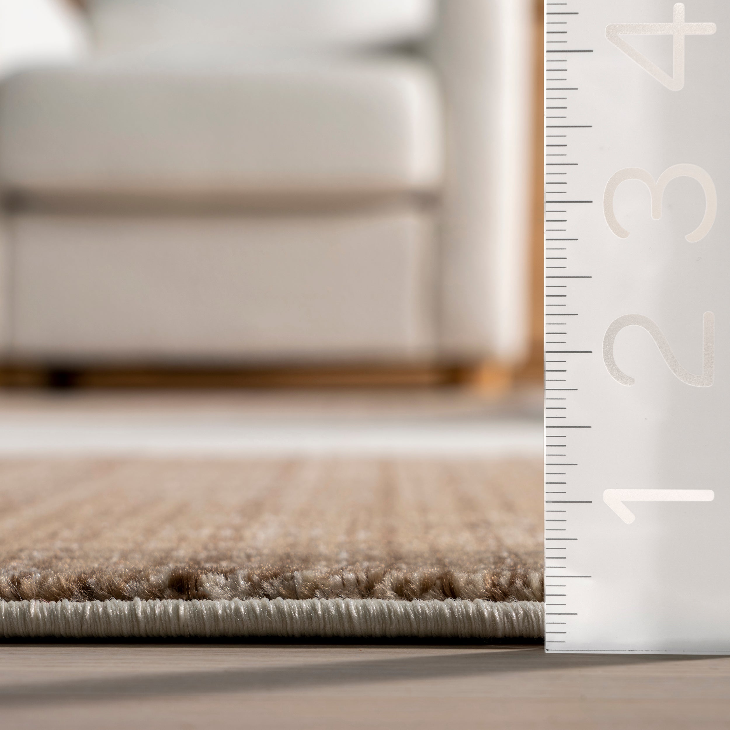 Aspen Checkerboard Fringed Area Rug - Image 3