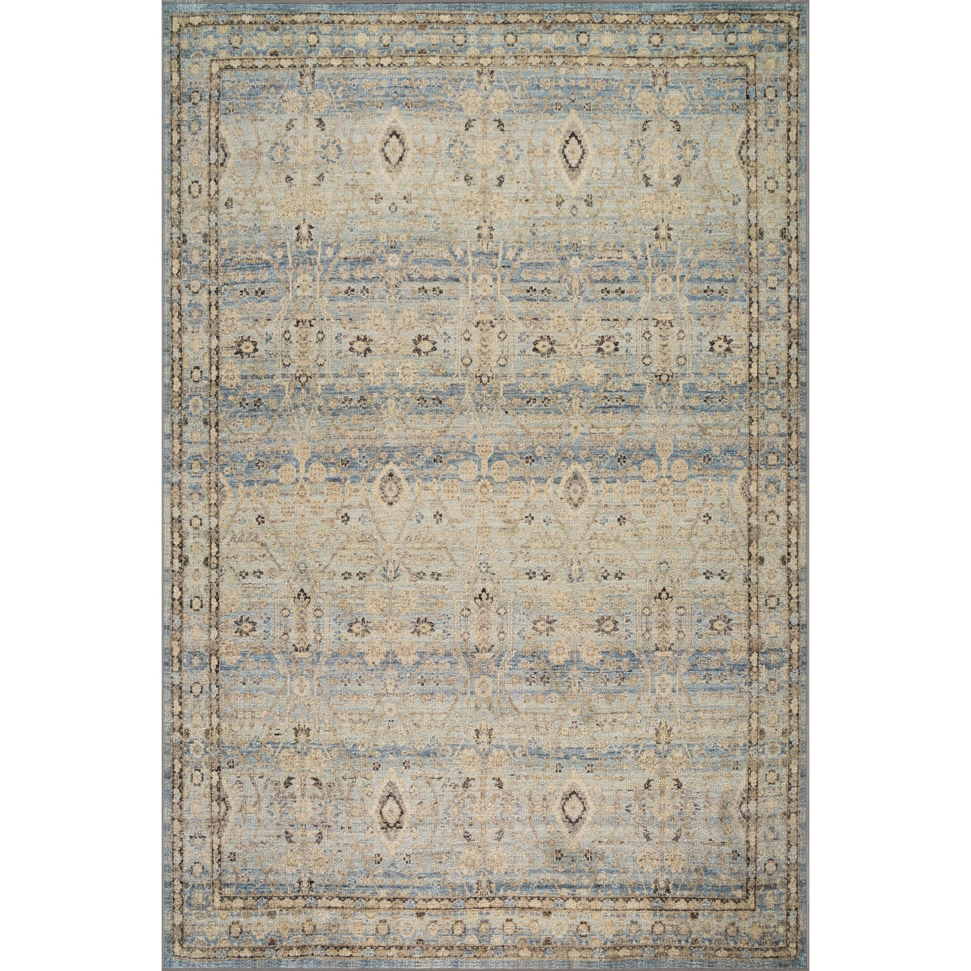 Nuloom Thalindra Traditional Bordered Washable Area Rug