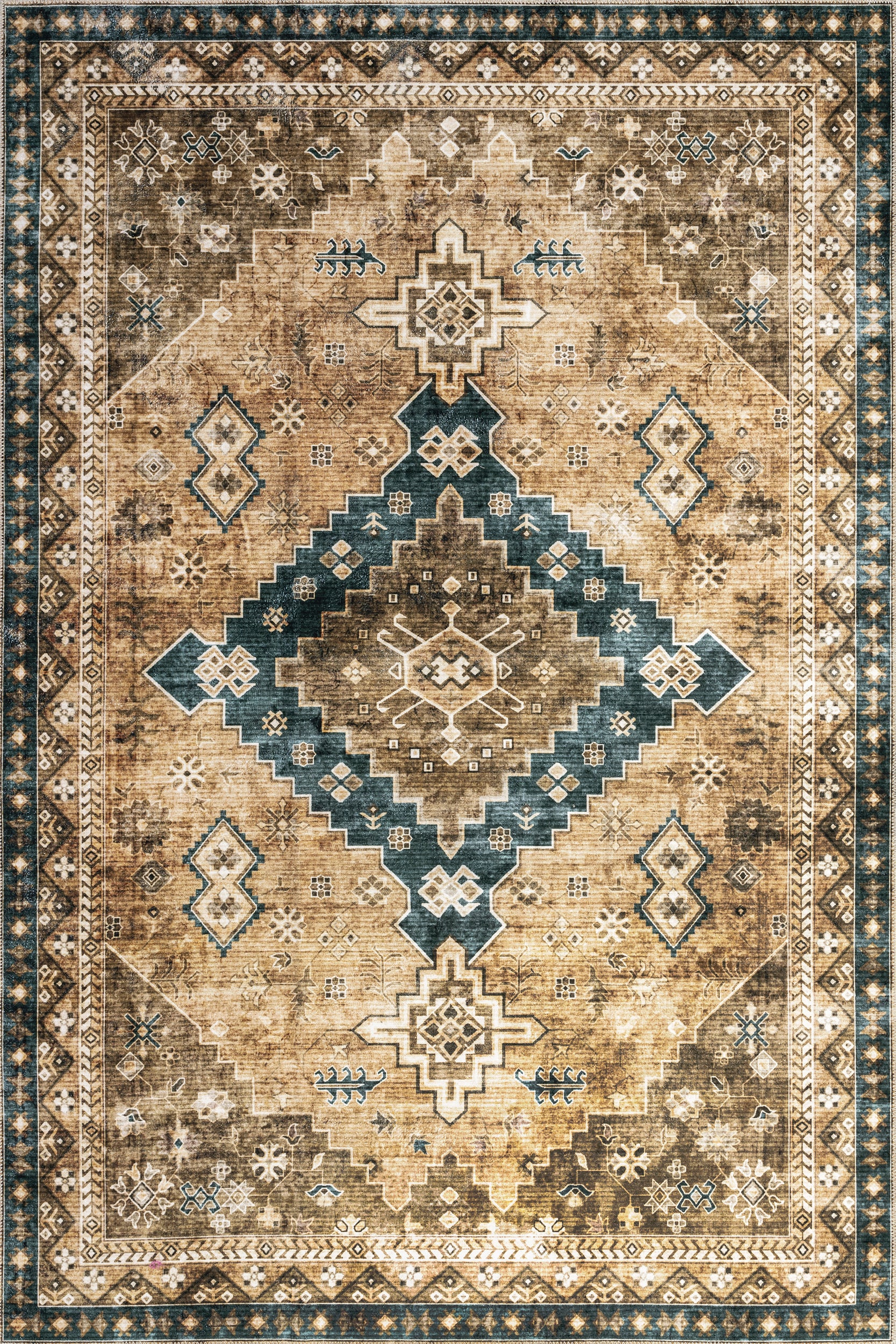 Jessamine Geometric Machine Washable Area Rug - Image 13