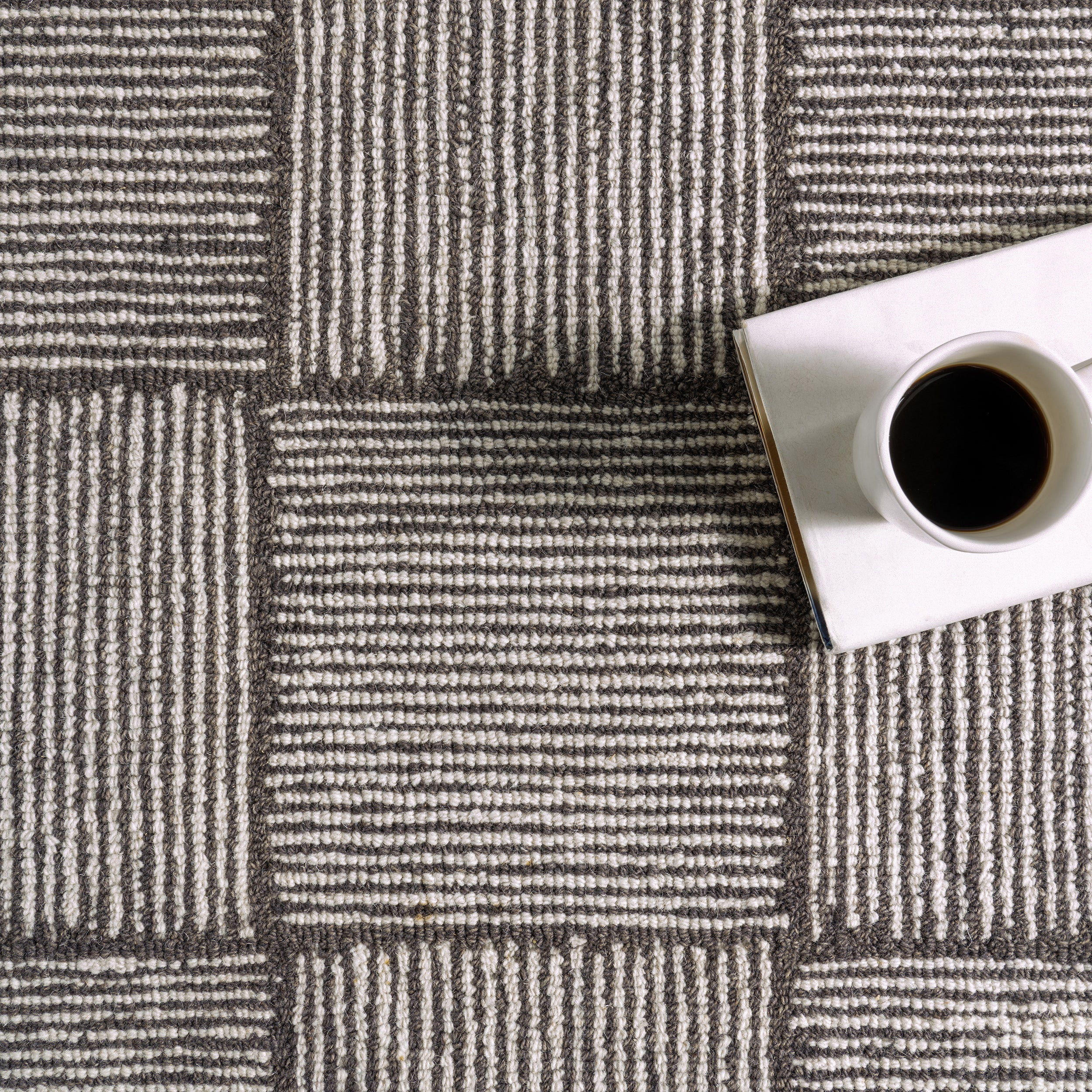 Milo Tiled Wool Area Rug - Image 7
