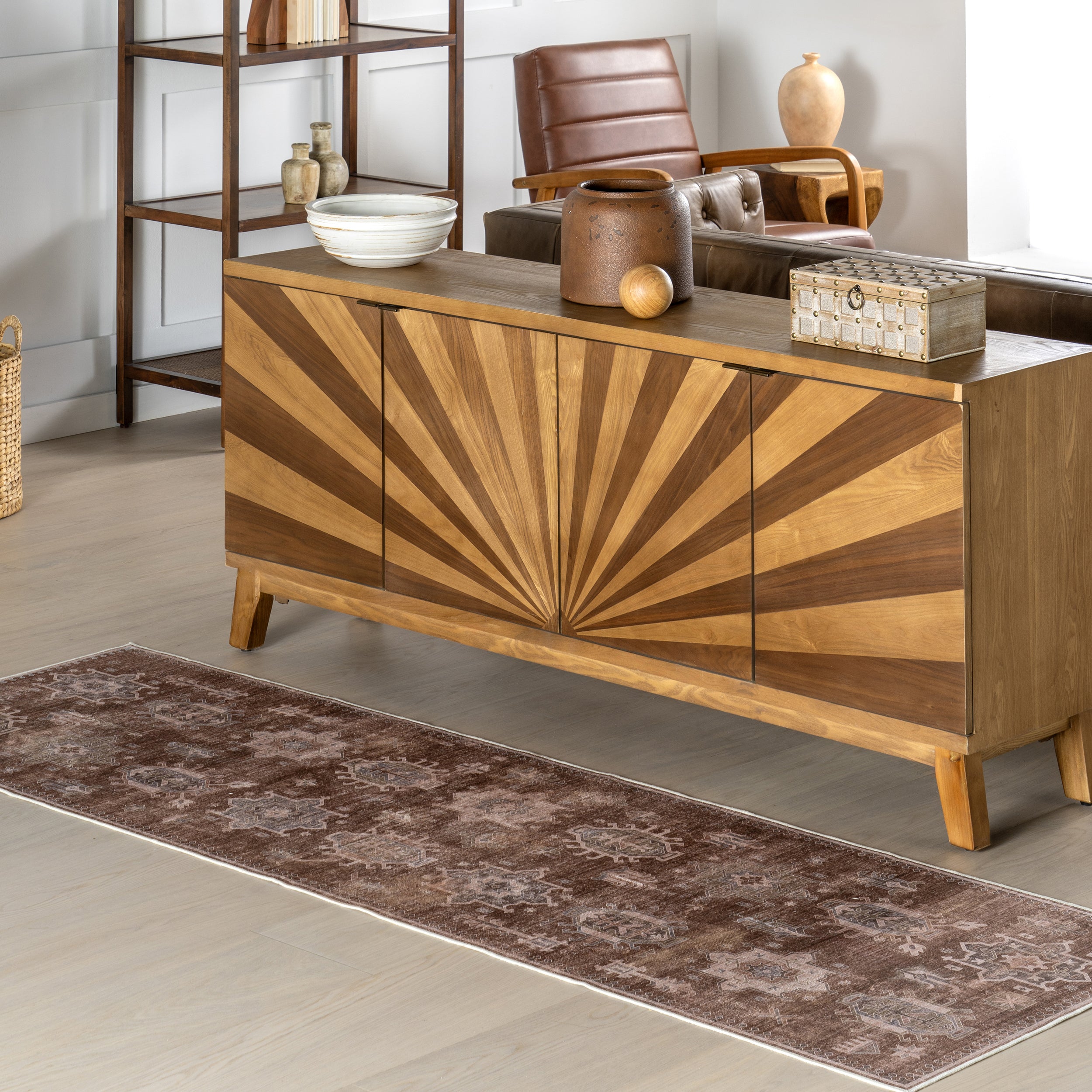 Baylin SplashGuard Medallion Machine Washable Area Rug - Image 10