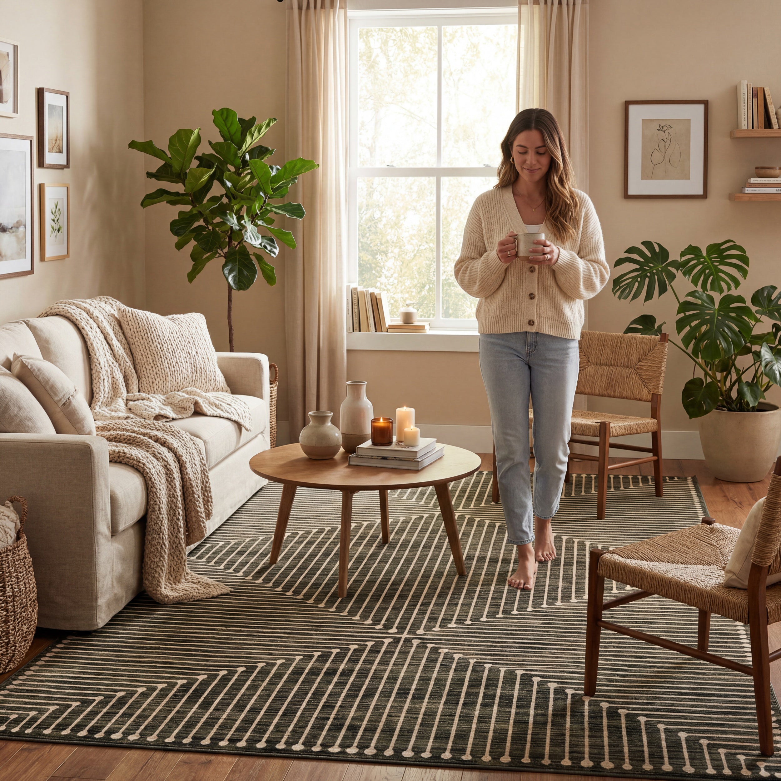 Nuloom Perenna Geometric Washable Rug - Image 16
