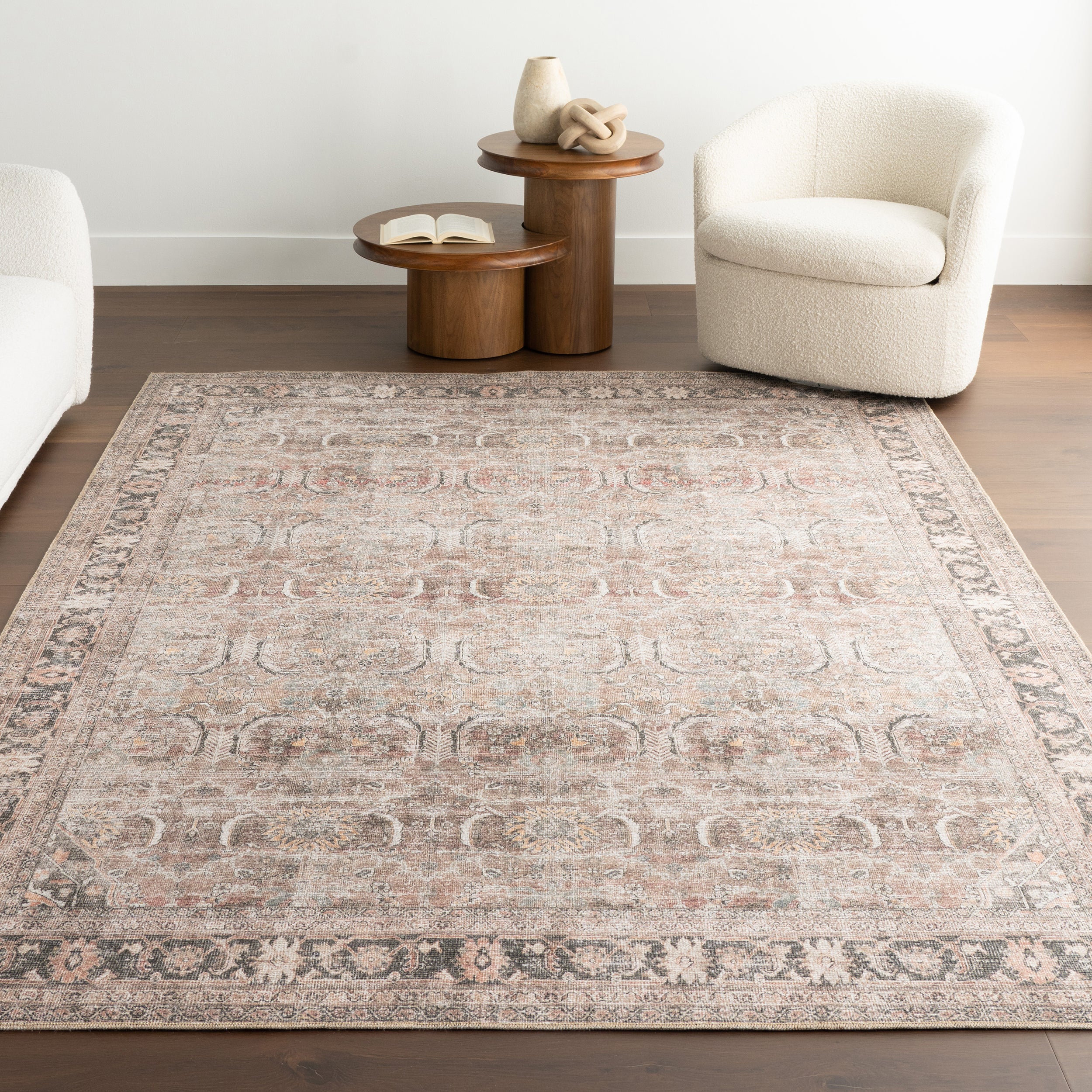 Nuloom Hillstone Collection Traditional Vintage Medallion Area Rug - Image 20