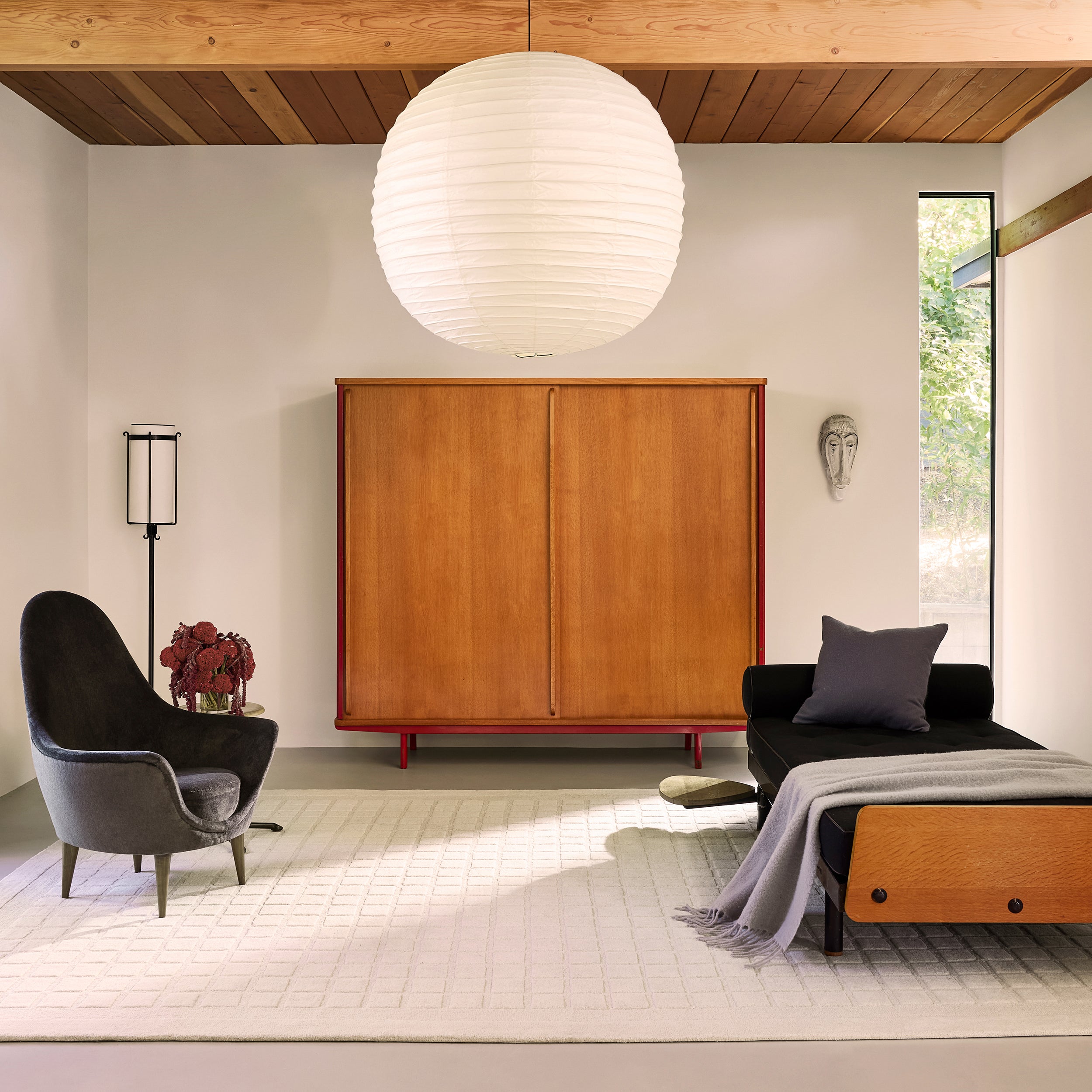 Fritz Checkered Wool Area Rug - Image 2