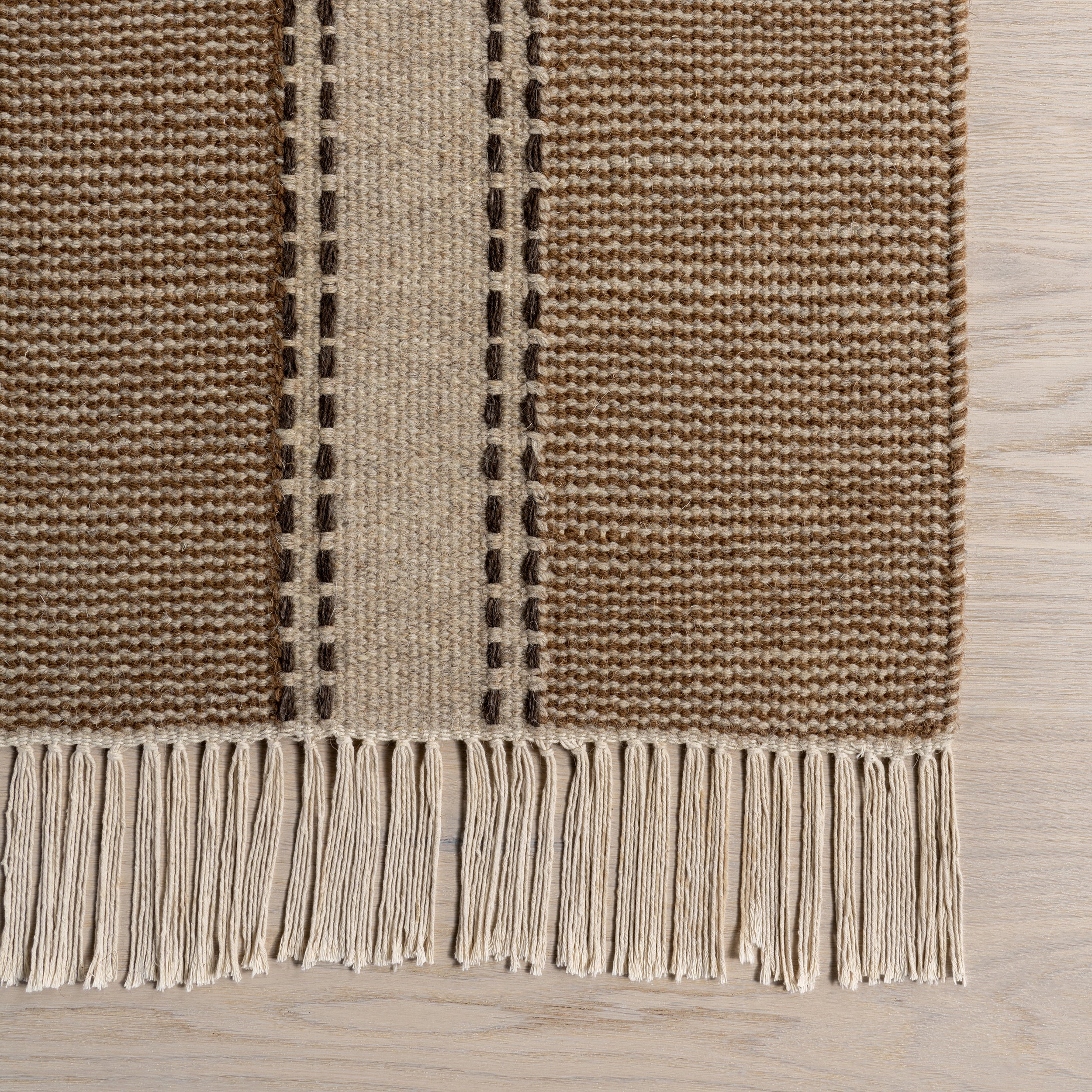 Corbett Fringed Wool Area Rug - Image 6